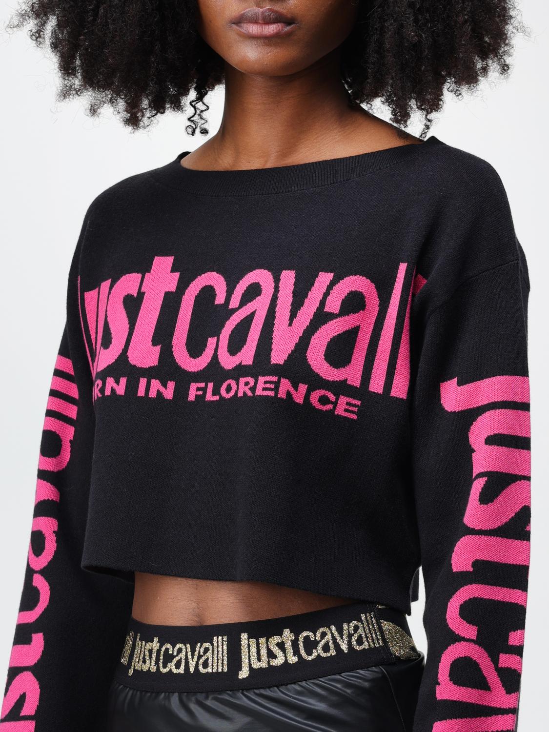 JUST CAVALLI 스웨터: 스웨터 여성 Just Cavalli, 블랙 - Img 3