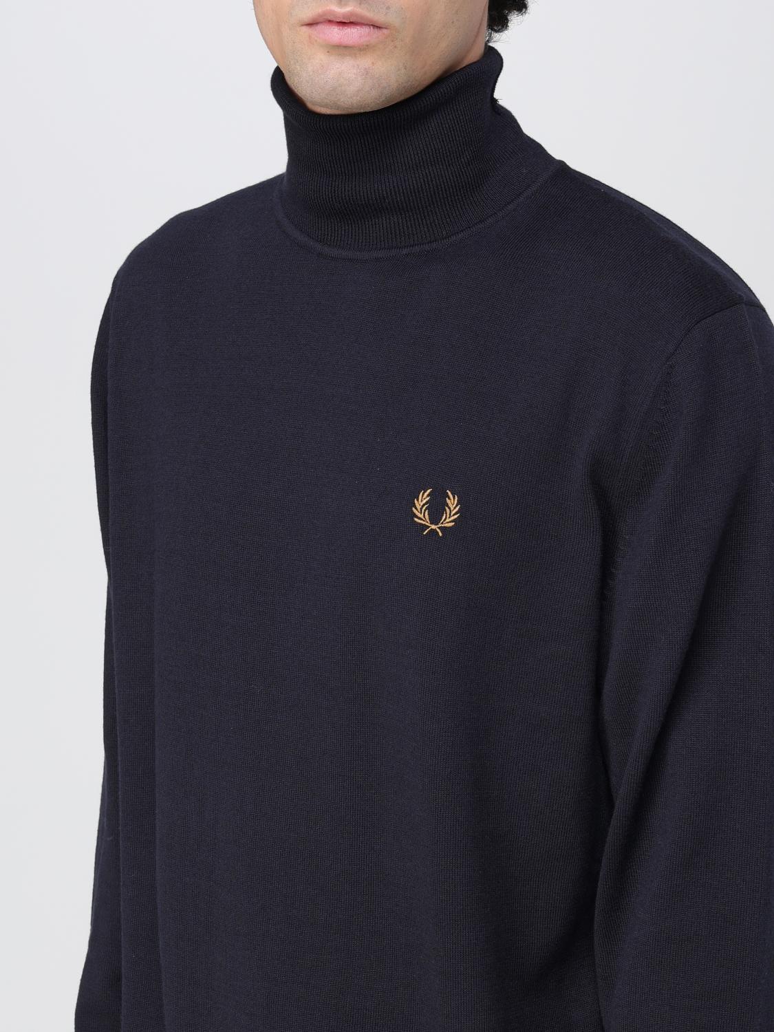 FRED PERRY PULL: Pull homme Fred Perry, Bleu - Img 3