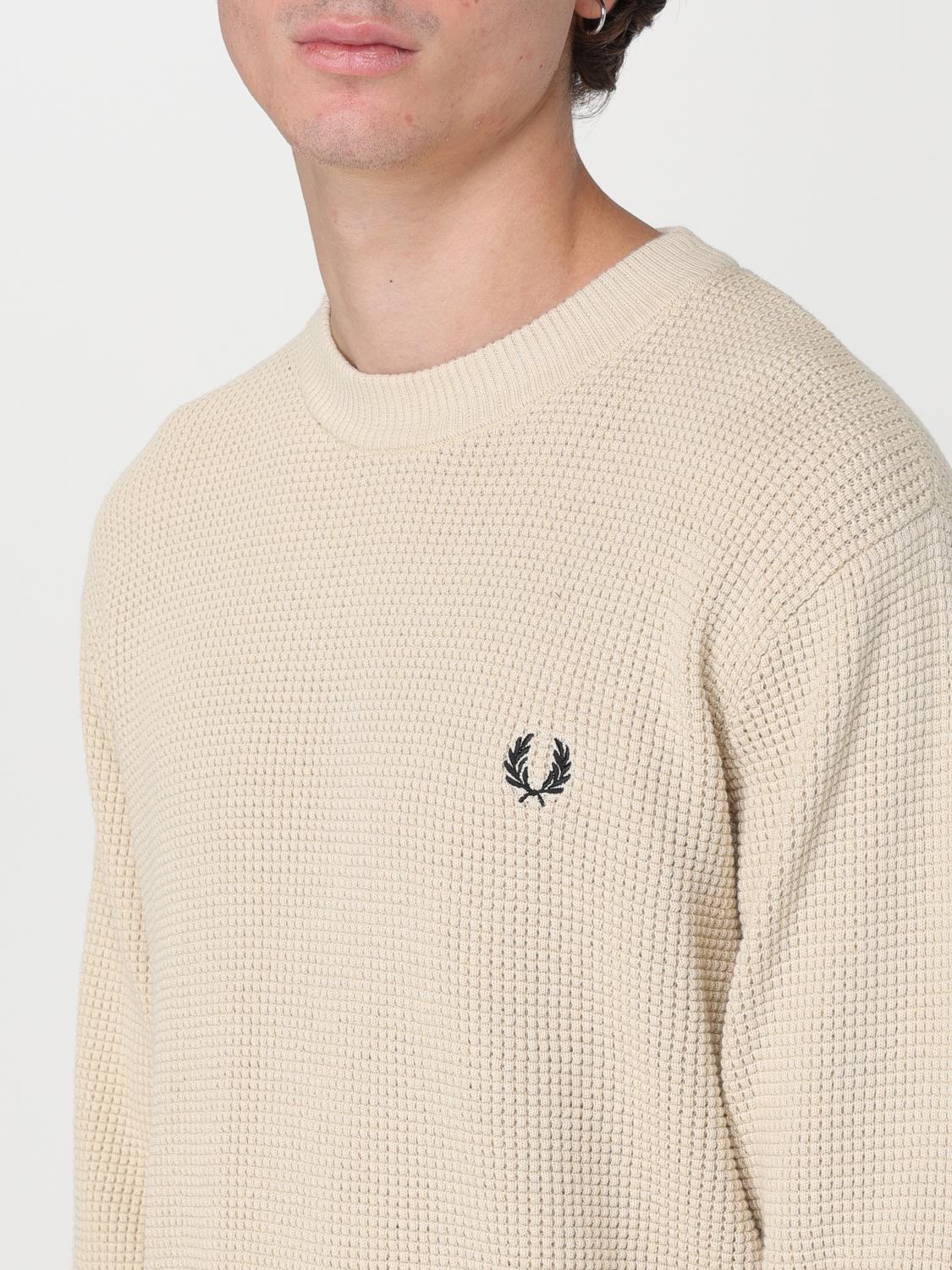 FRED PERRY SWEATER: Sweater men Fred Perry, Ivory - Img 3