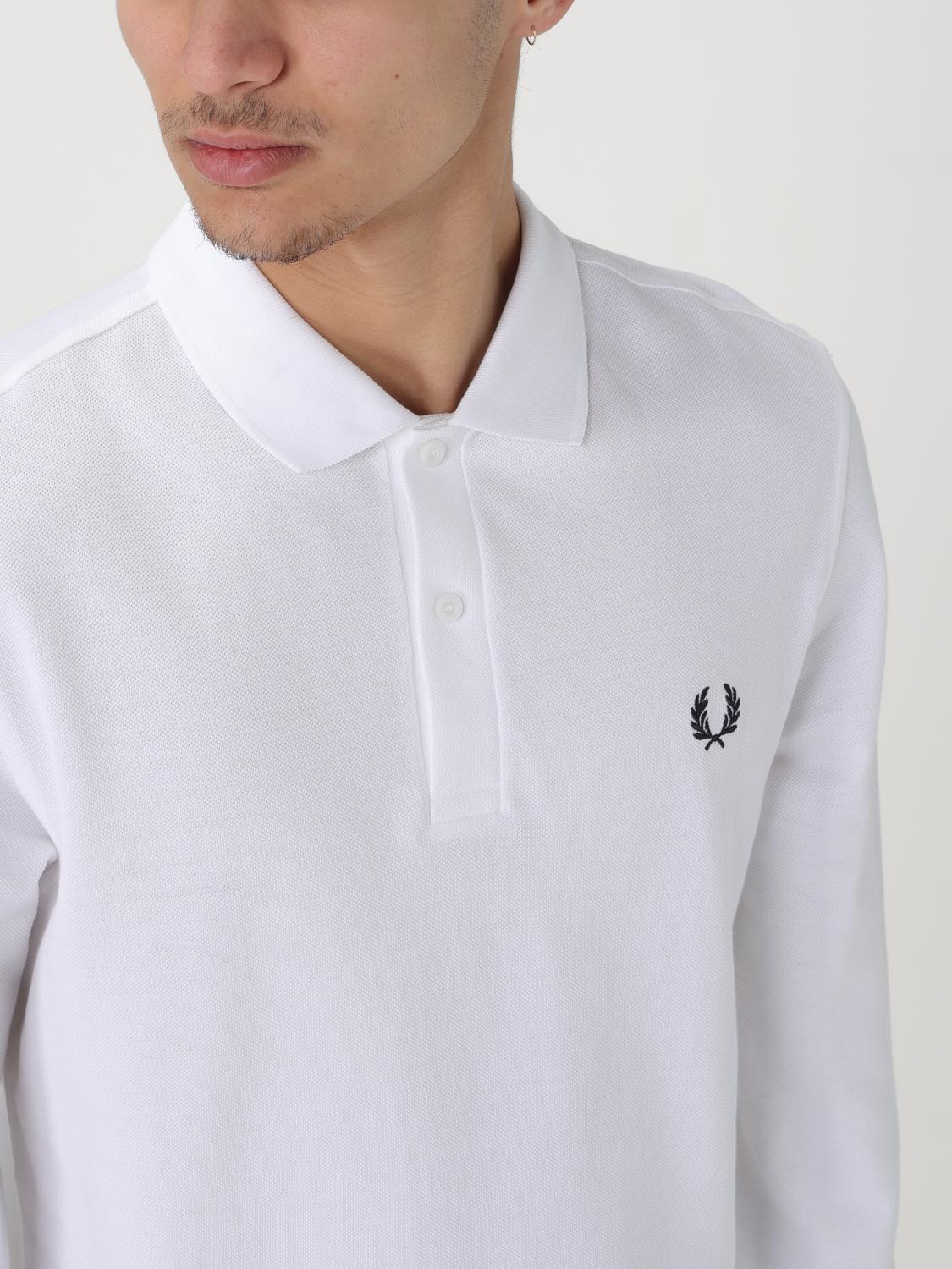 FRED PERRY POLO: Polo Fred Perry in piqué di cotone, Bianco - Img 3