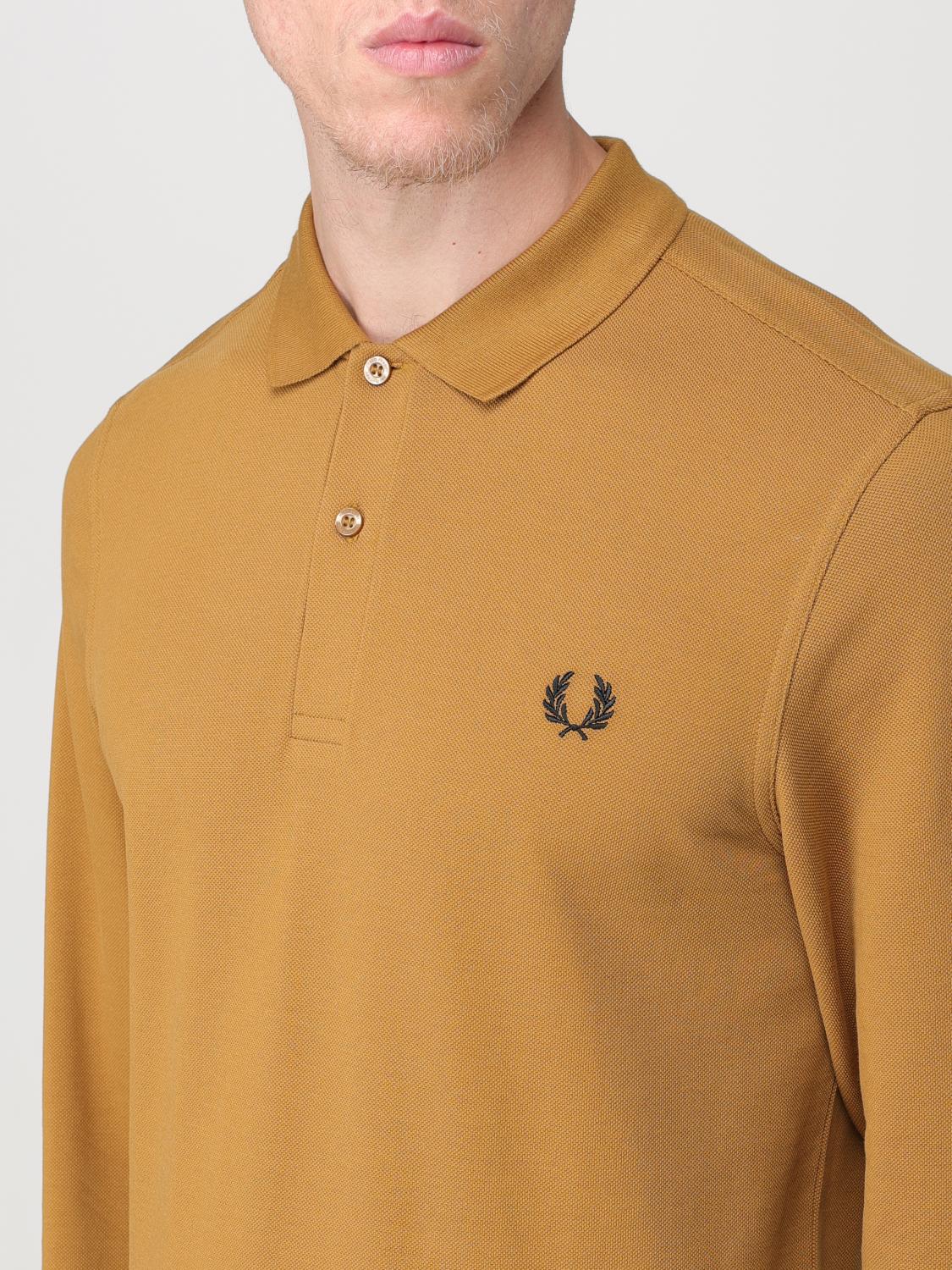 FRED PERRY POLO: Polo Fred Perry in piqué di cotone, Marrone - Img 3
