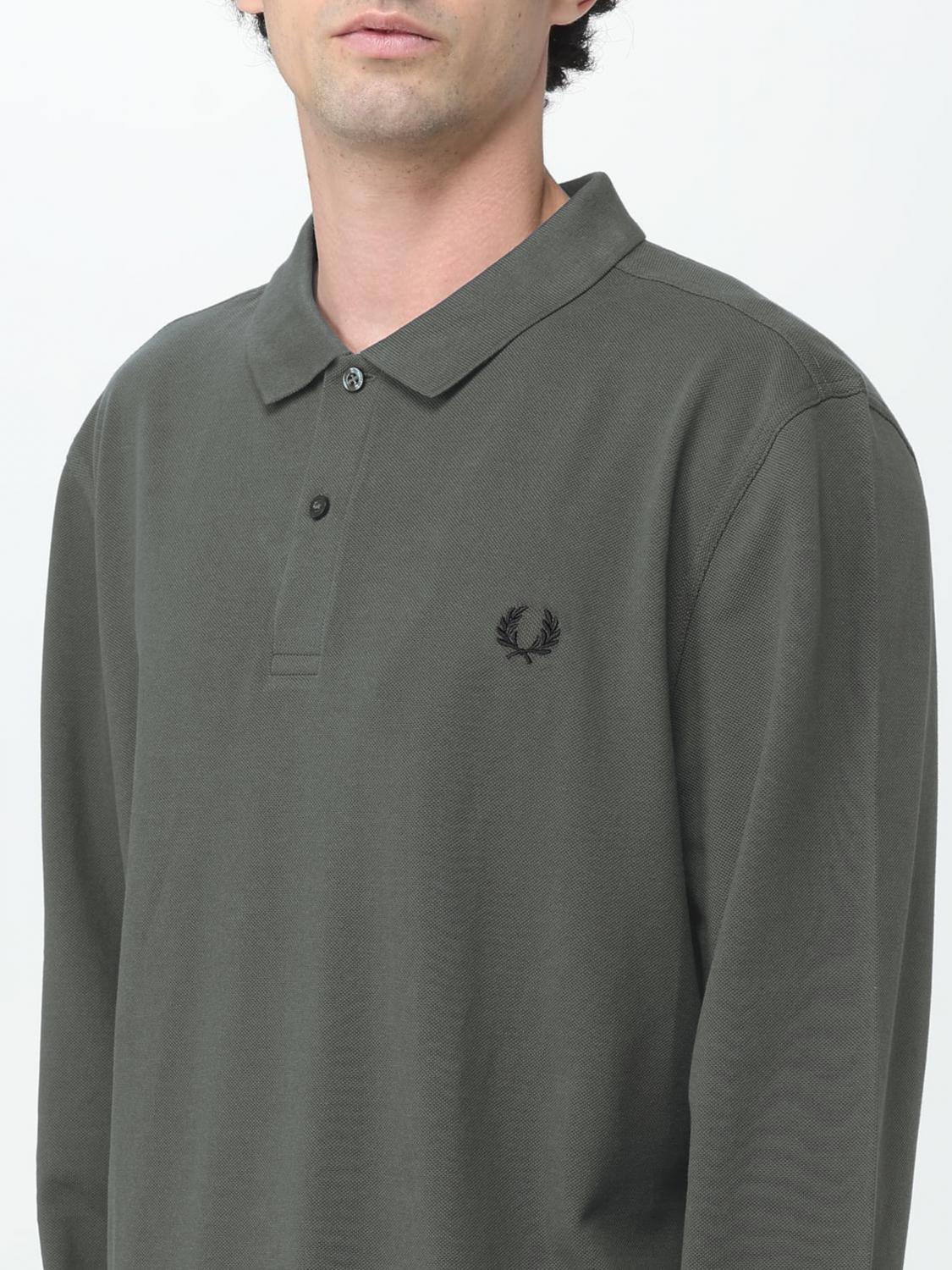 FRED PERRY POLO: Polo Fred Perry in piqué di cotone, Oliva - Img 3