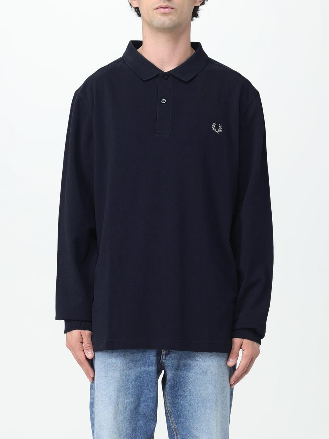 FRED PERRY POLO: Hemdbluse damen Fred Perry, Blau 1 - Img 1