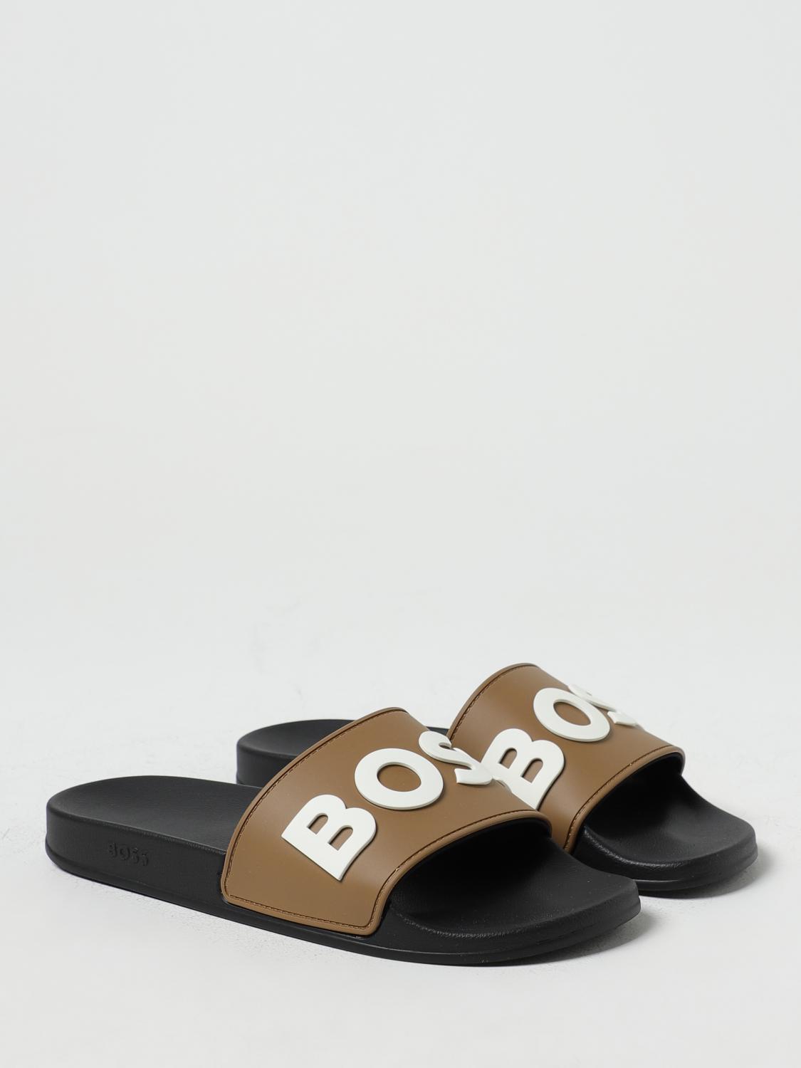 BOSS SANDALIAS: Zapatos hombre Hugo, Marrón - Img 2