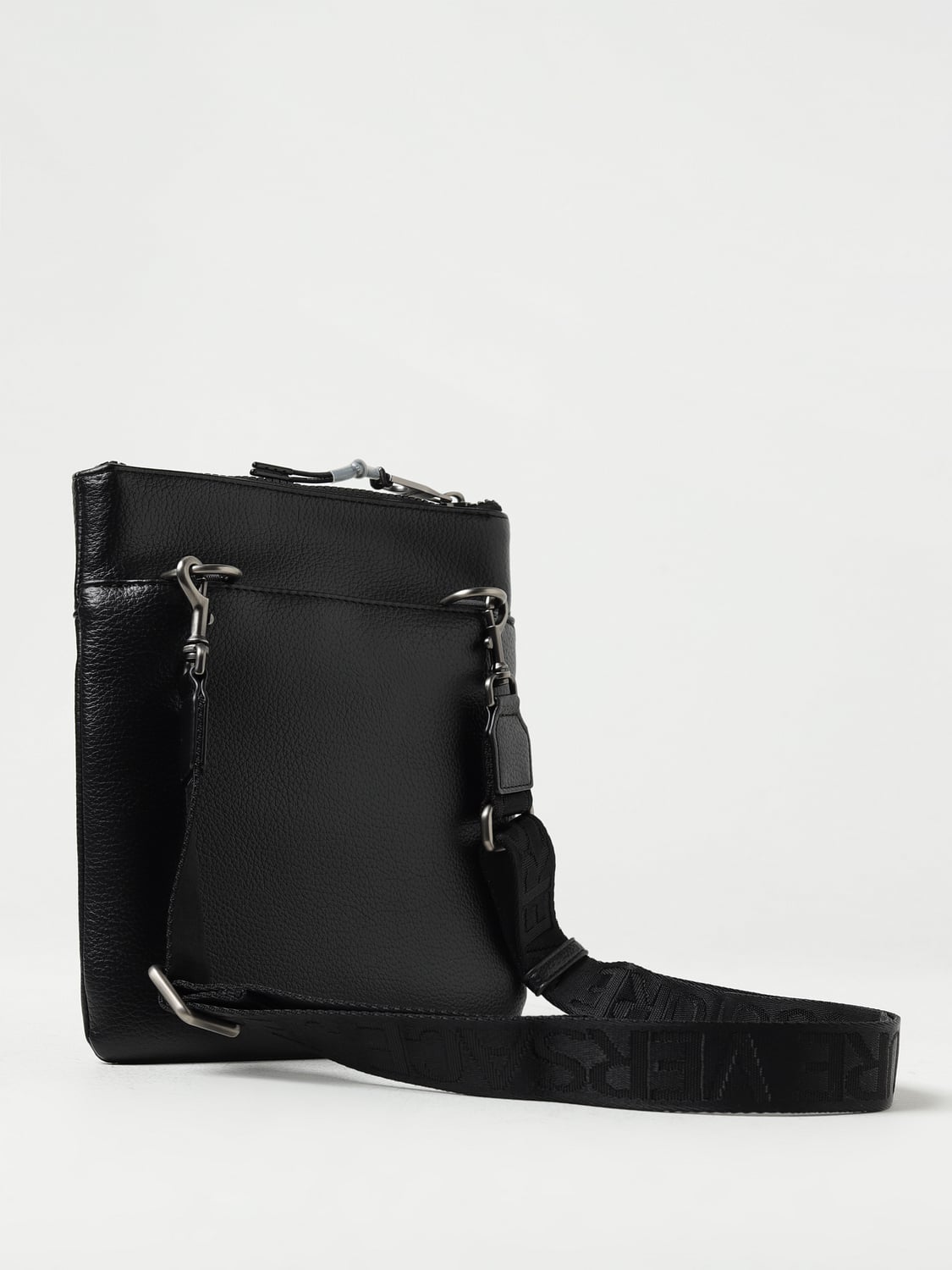 VERSACE JEANS COUTURE BORSA A TRACOLLA: Borsa Versace Jeans Couture in pelle sintetica a grana, Nero - Img 2