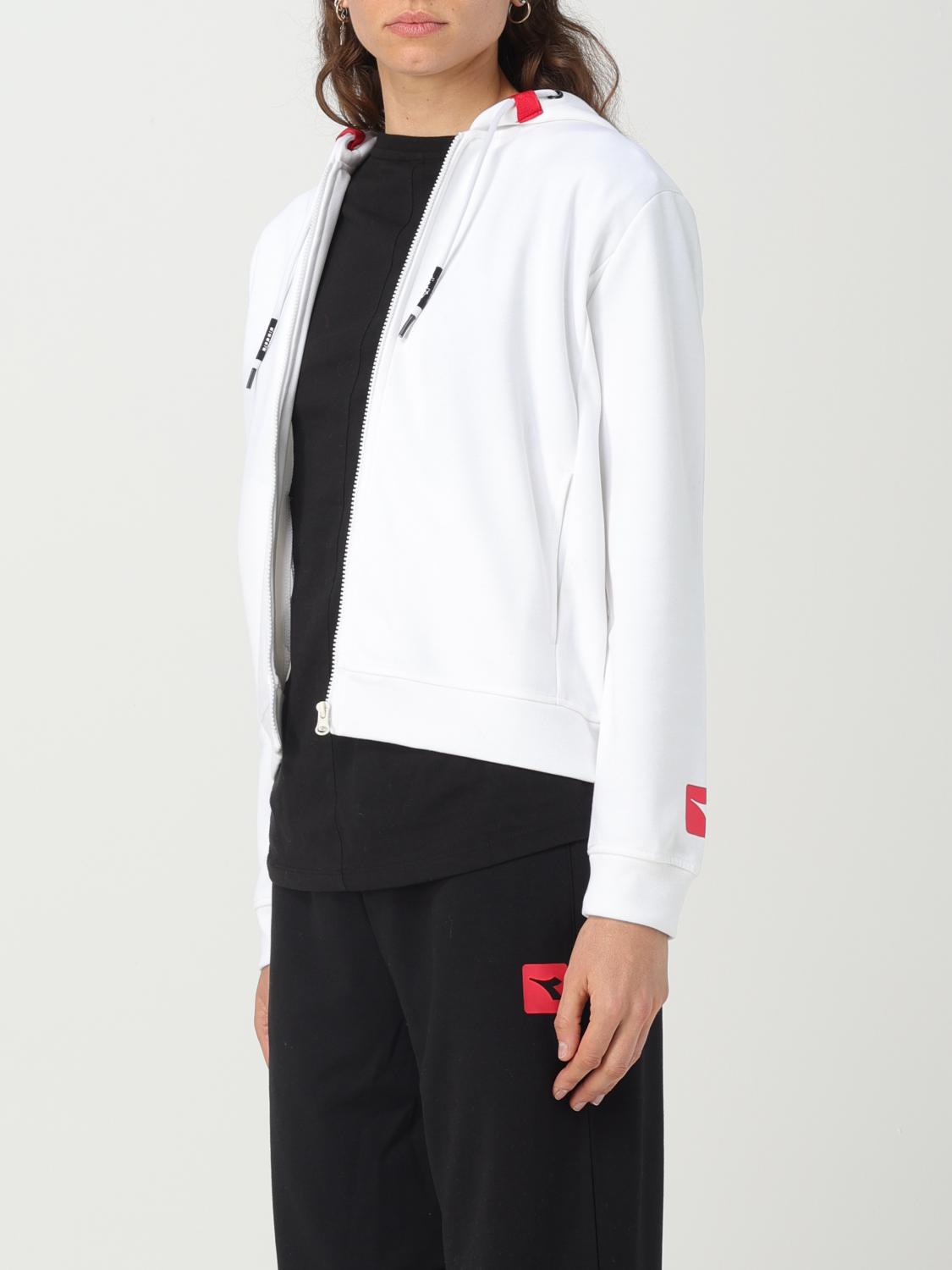 DIADORA SWEATSHIRT: Pullover damen Diadora, Weiß - Img 4
