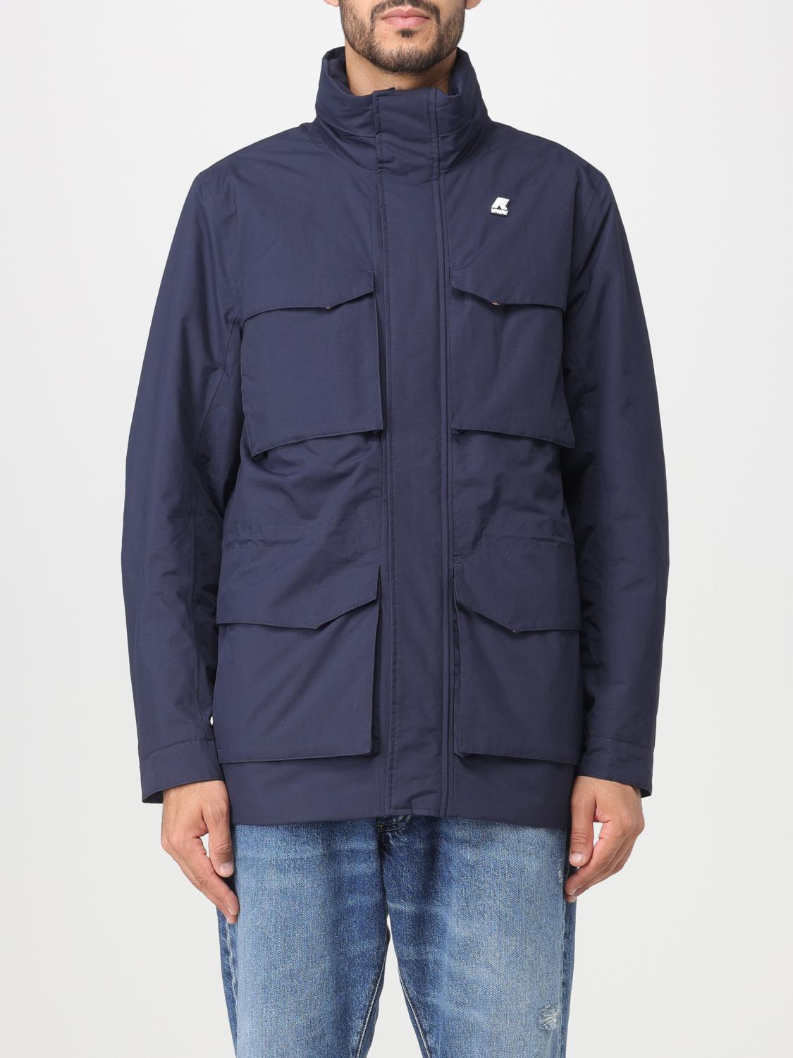K-WAY CHAQUETA: Abrigo hombre K-way, Azul Oscuro - Img 1