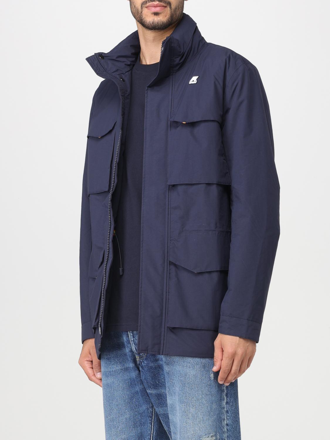 K-WAY CHAQUETA: Abrigo hombre K-way, Azul Oscuro - Img 3