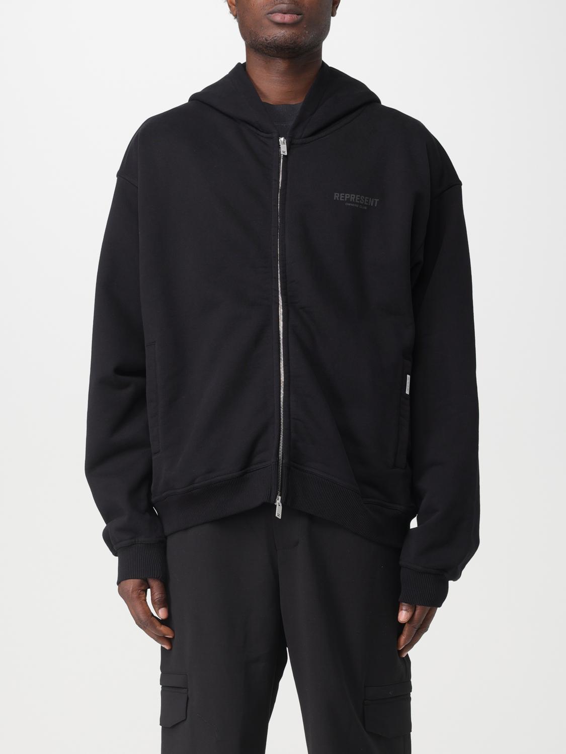 REPRESENT SWEATSHIRT: Sweatshirt men Represent, Black - Img 1