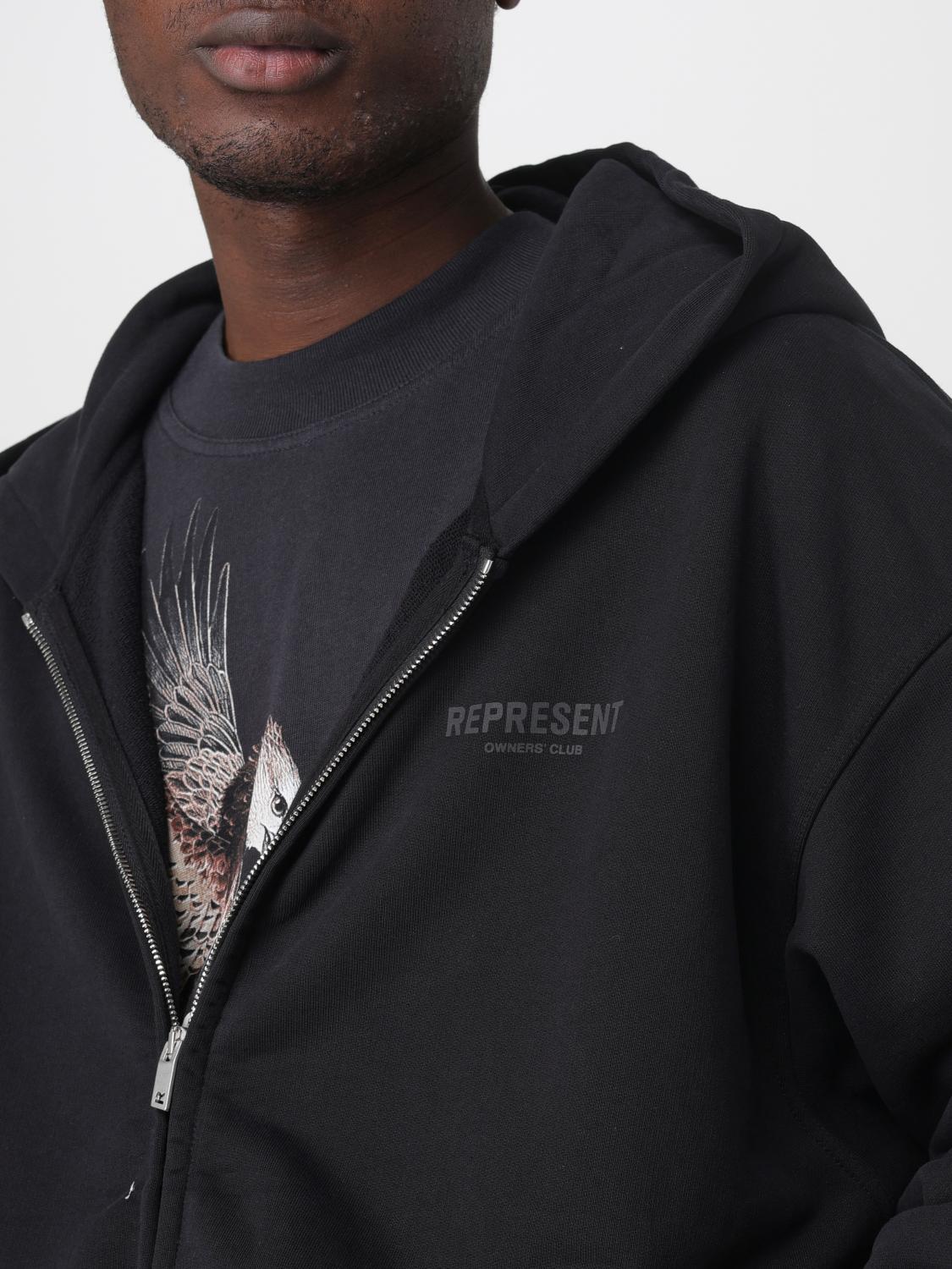 REPRESENT SWEATSHIRT: Sweatshirt men Represent, Black - Img 5