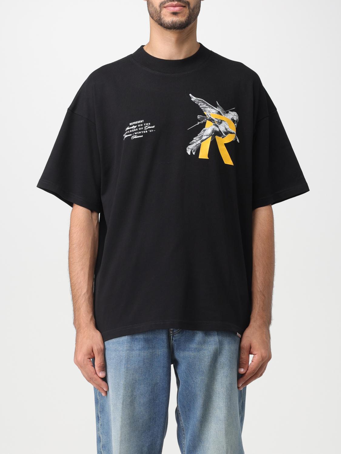 REPRESENT: T-shirt men - Black | Represent t-shirt MT4025