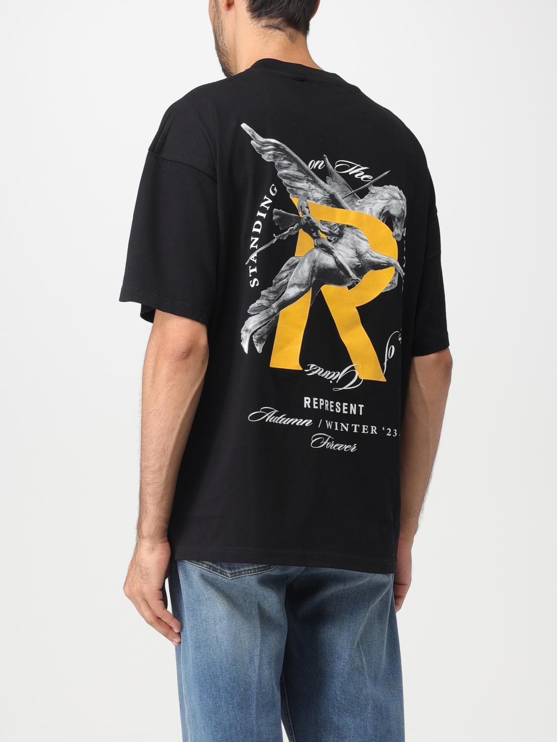 REPRESENT: T-shirt men - Black | Represent t-shirt MT4025