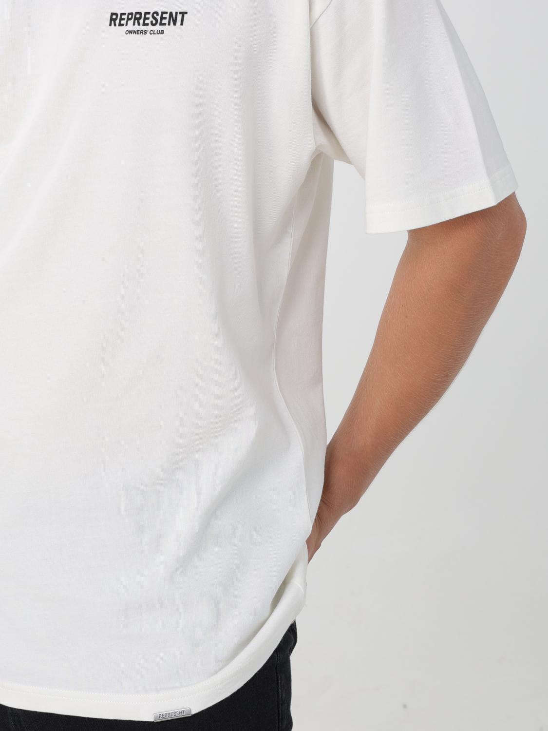 REPRESENT T-SHIRT: T-shirt men Represent, White - Img 3