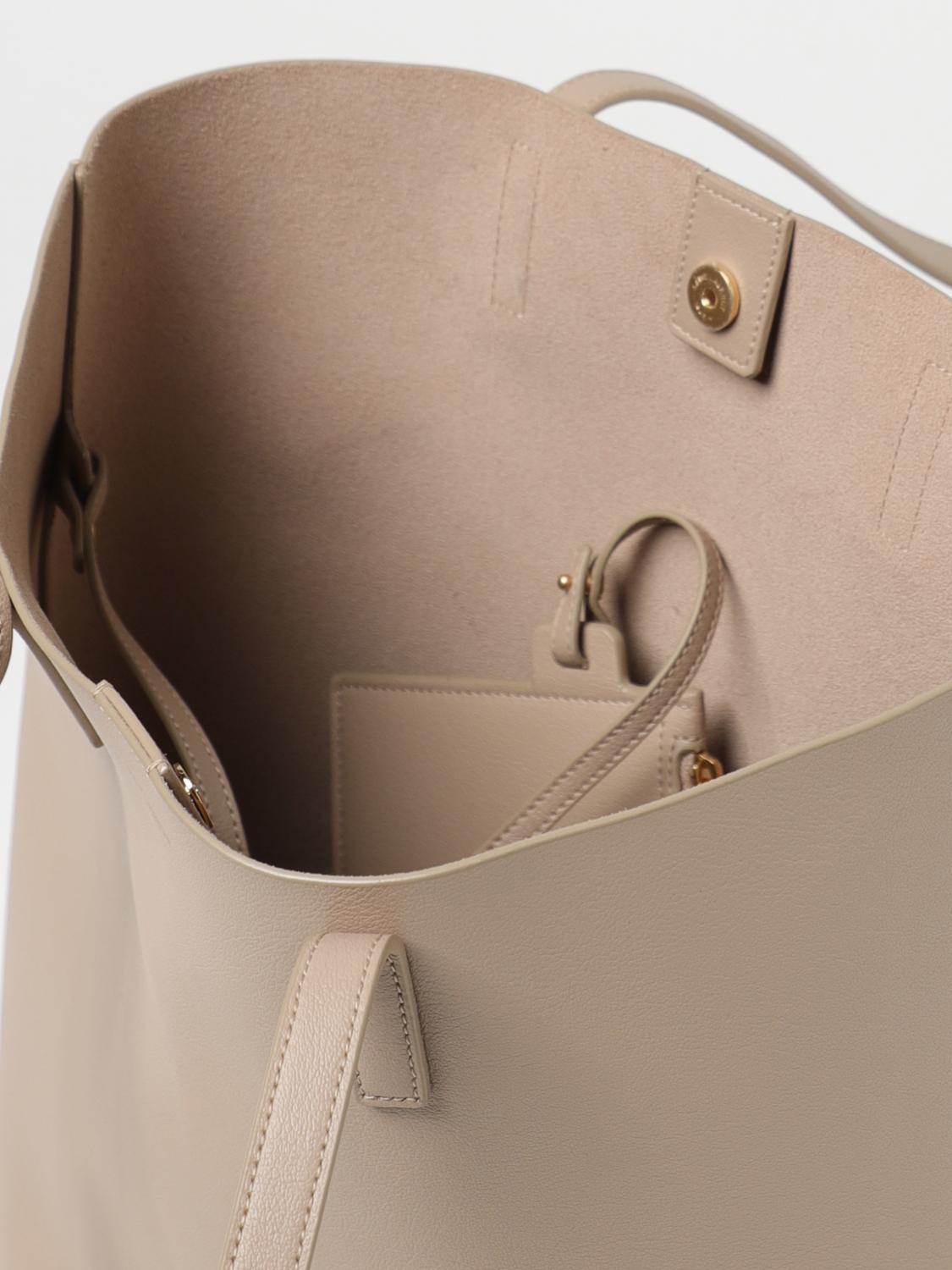 SAINT LAURENT TRAGETASCHE: Handtasche damen Saint Laurent, Beige - Img 4