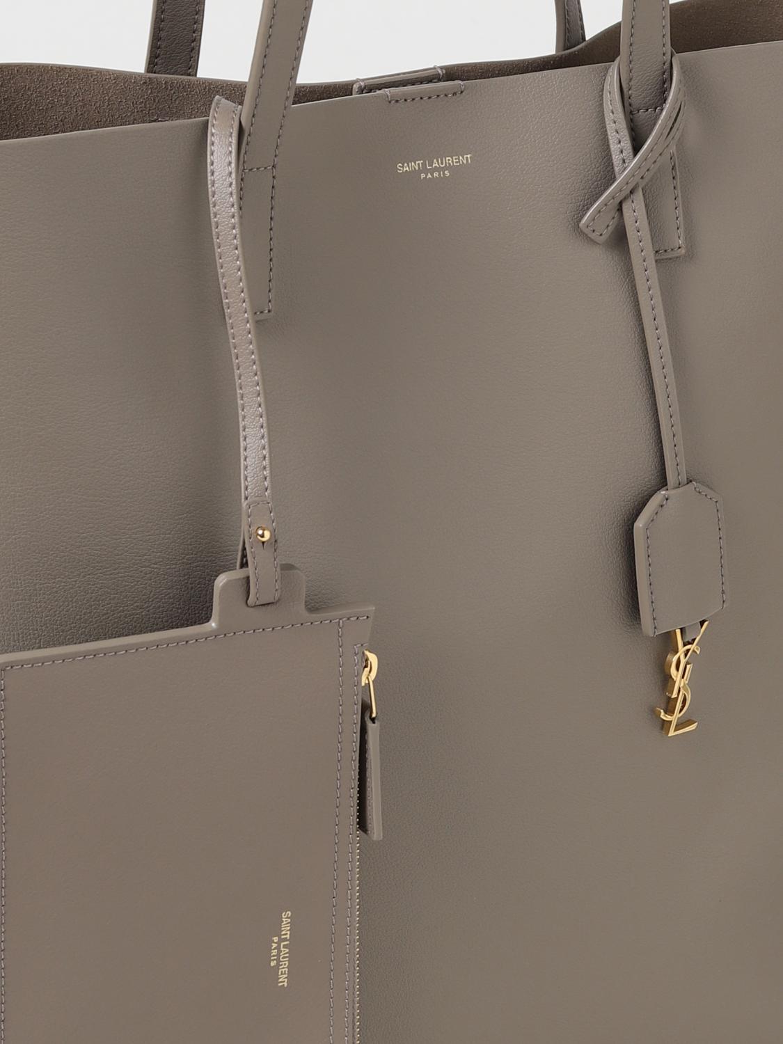 SAINT LAURENT BOLSO TOTE: Bolso de mano mujer Saint Laurent, Tórtola - Img 3