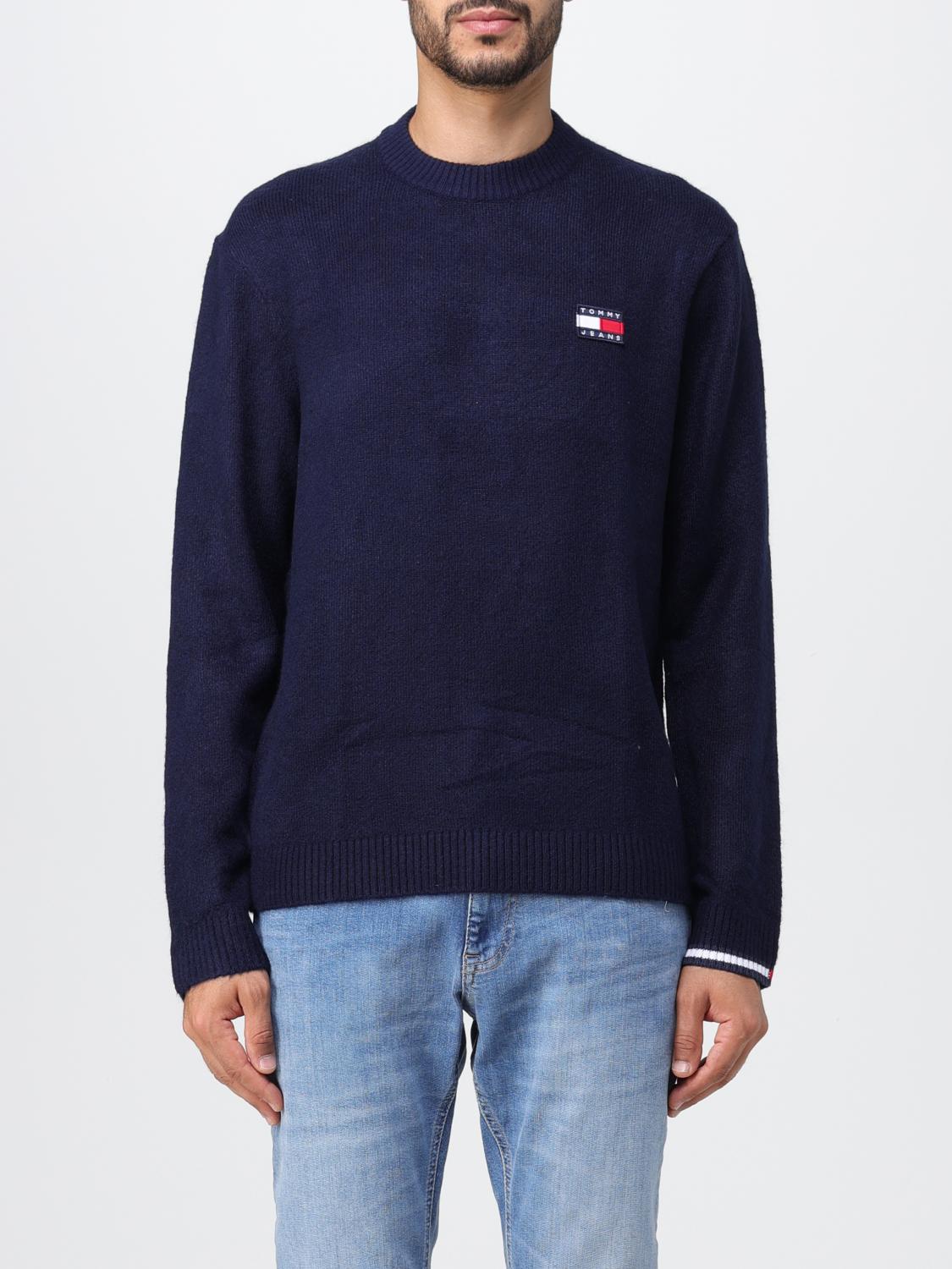 Tommy jeans blue sweater sales
