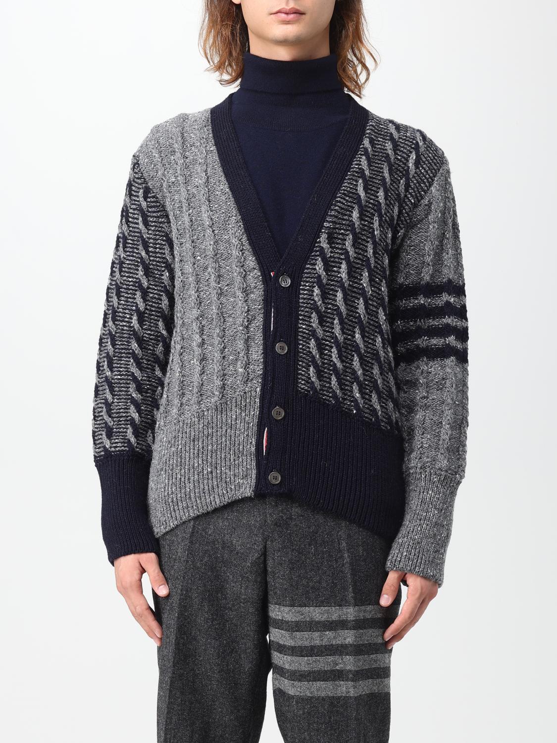 THOM BROWNE - Man - Grey - Sweater