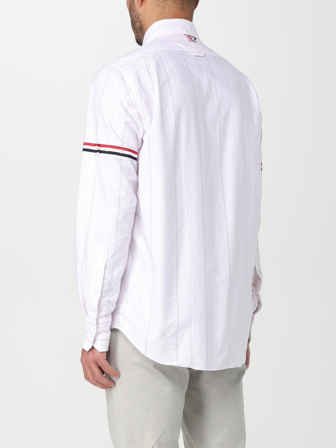 THOM BROWNE SHIRT: Thom Browne shirt in cotton, White - Img 3