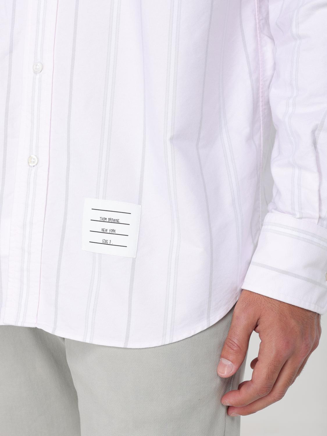 THOM BROWNE SHIRT: Thom Browne shirt in cotton, White - Img 5