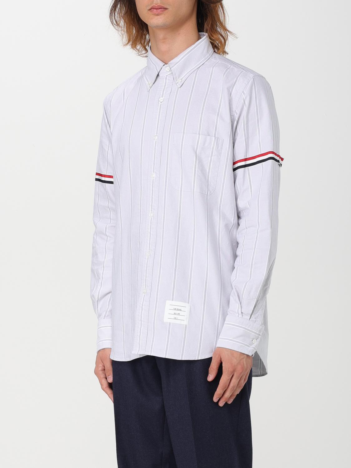 THOM BROWNE CAMISA: Camisa hombre Thom Browne, Gris - Img 4