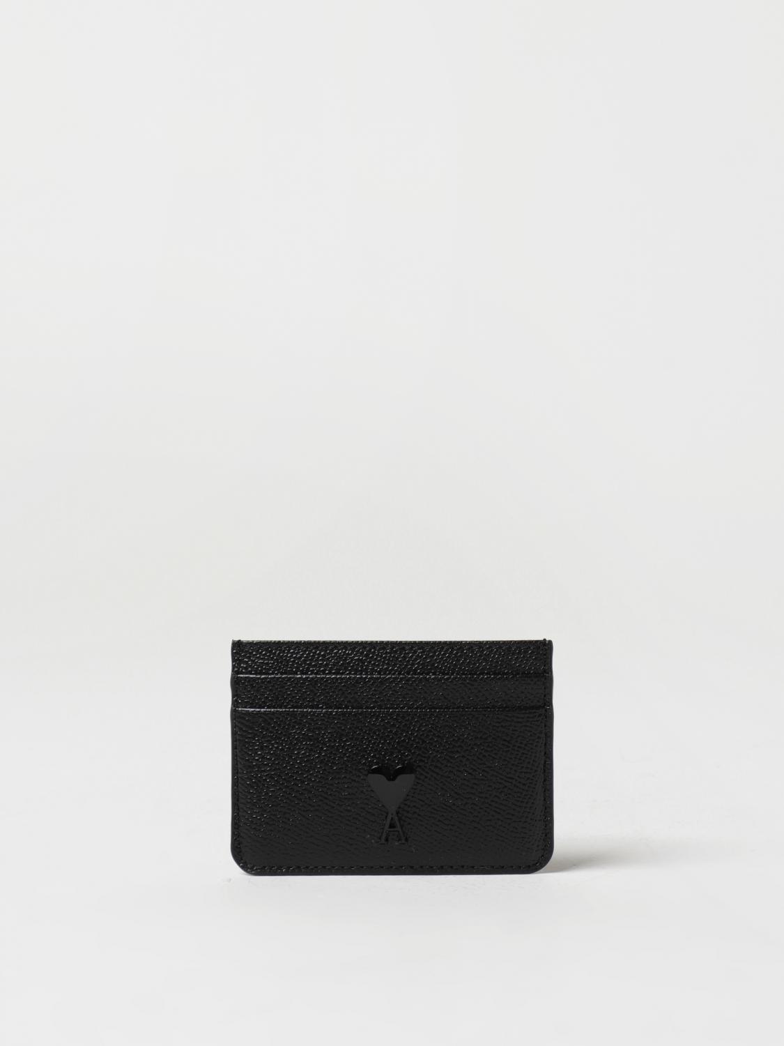AMI PARIS WALLET: Wallet men Ami Paris, Black - Img 1
