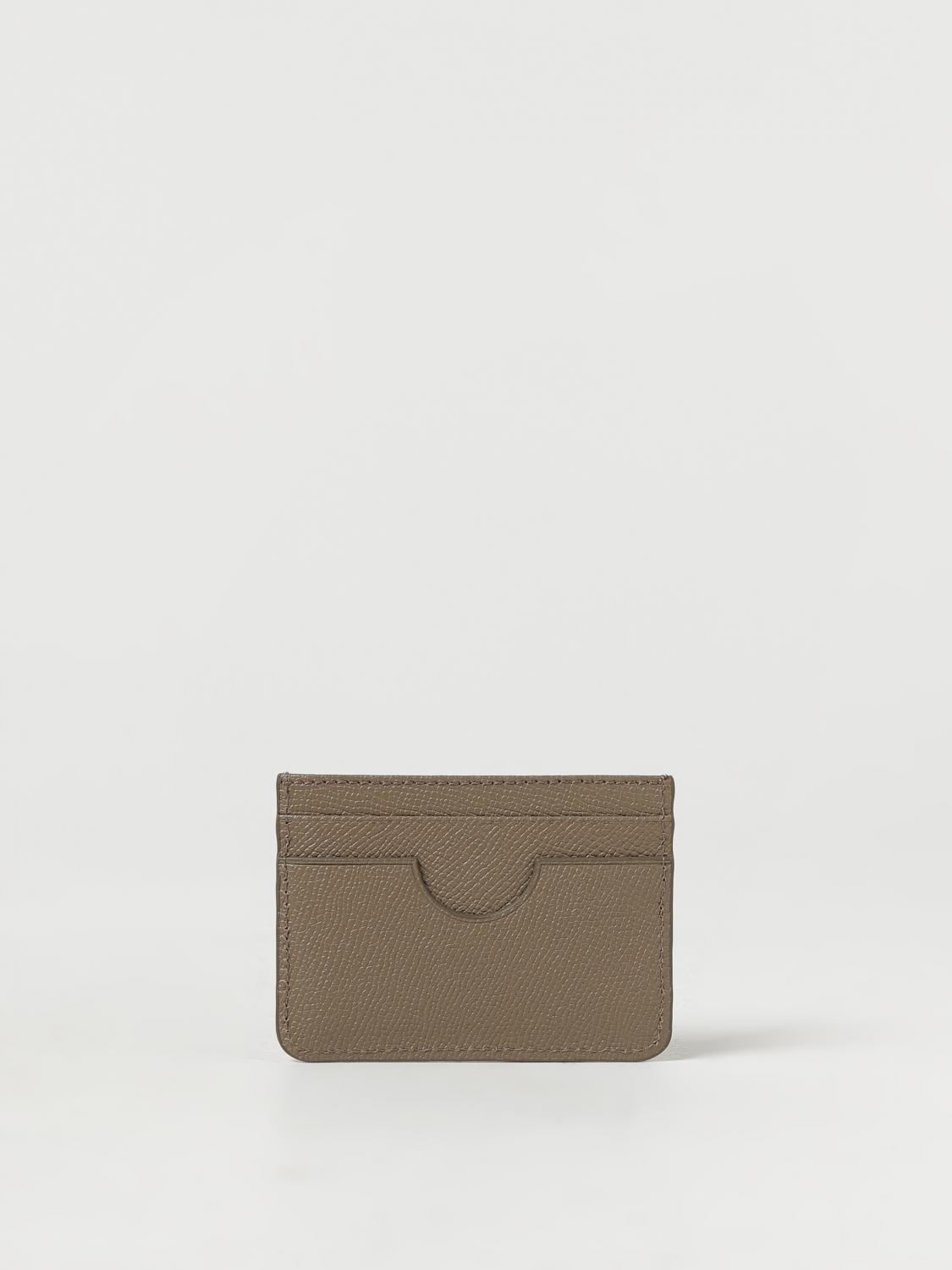AMI PARIS PORTAFOGLIO: Portacarte di credito Ami Paris in pelle a micro grana, Beige - Img 2