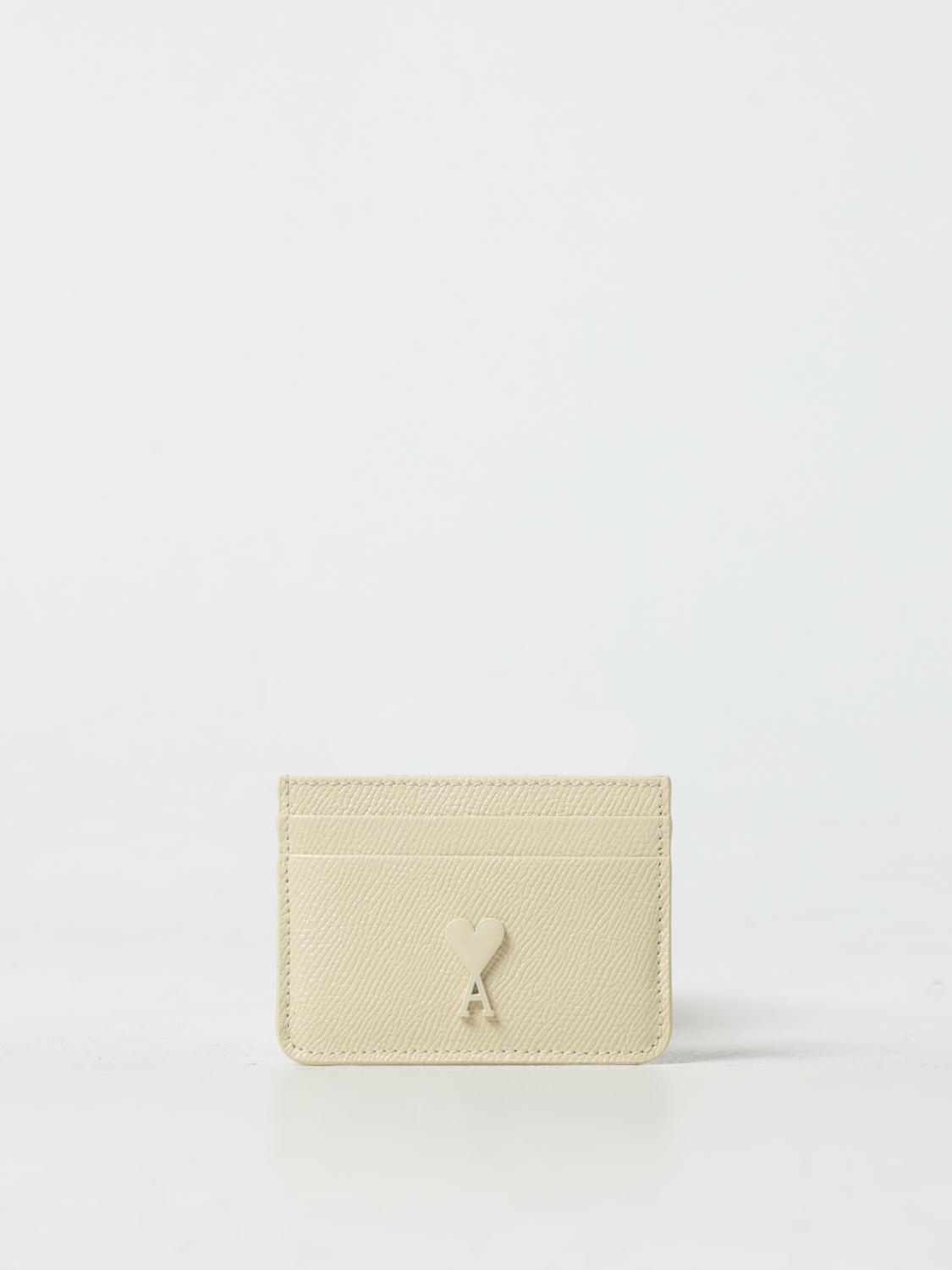 AMI PARIS WALLET: Wallet men Ami Paris, Ivory - Img 1