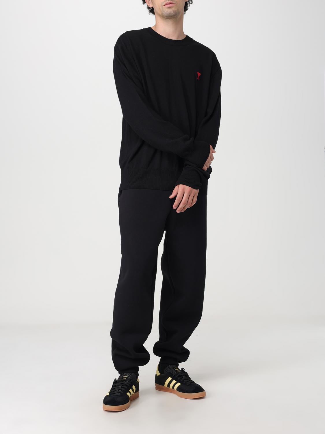AMI PARIS PULLOVER: Pullover herren Ami Paris, Schwarz - Img 2