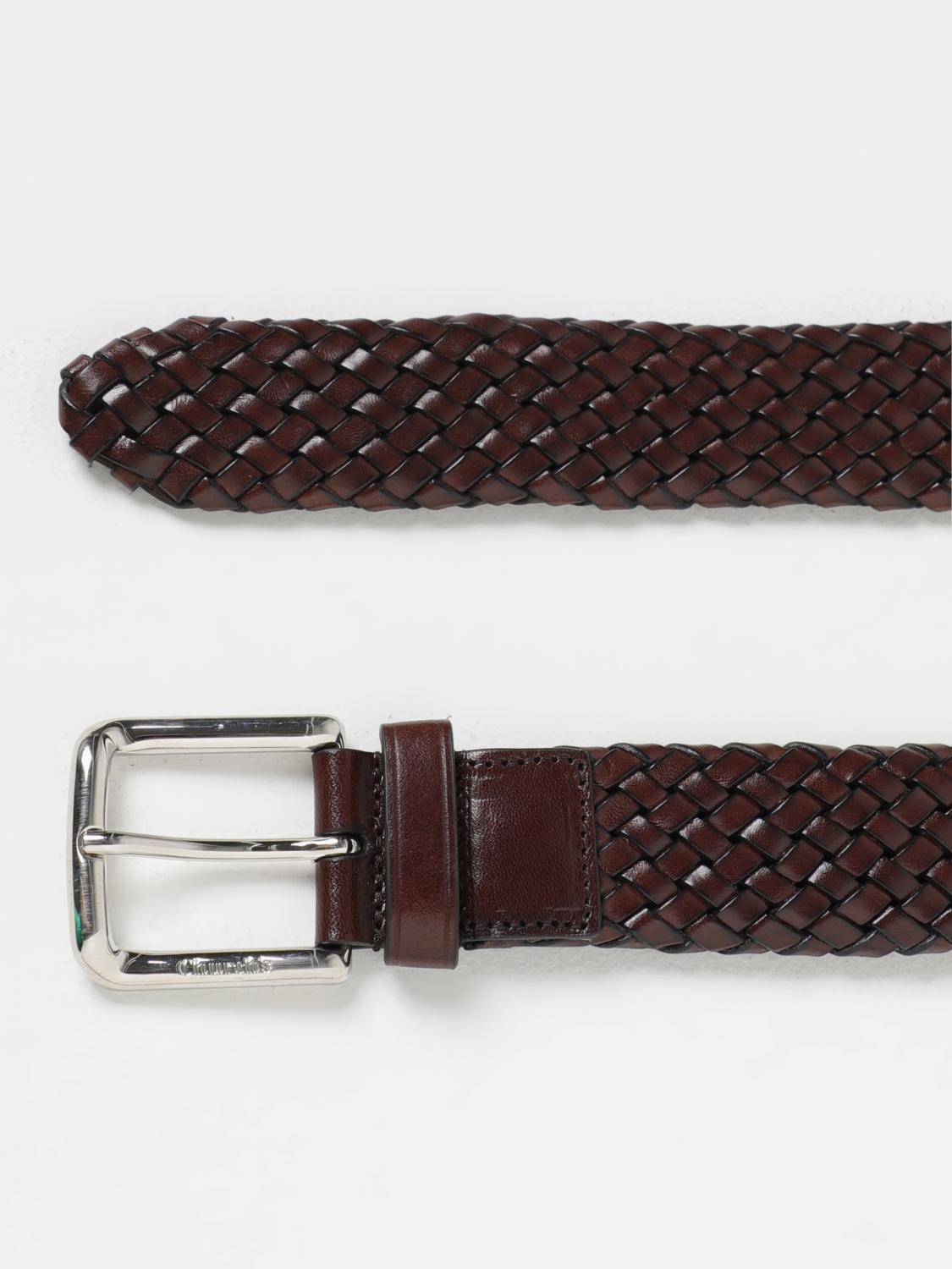 CHURCH'S BELT: Church's belt in woven leather, Brown - Img 2