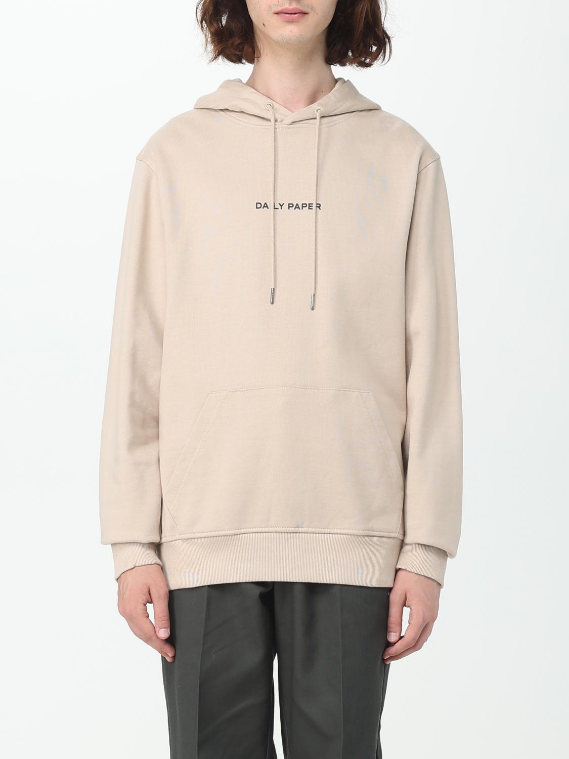 パーカー・フーディ DAILY PAPER Men Hoodies 2512025 NACREOUSCL BEIGE Daily Paper - Men Hoodies & Sweaters – Daily Paper US