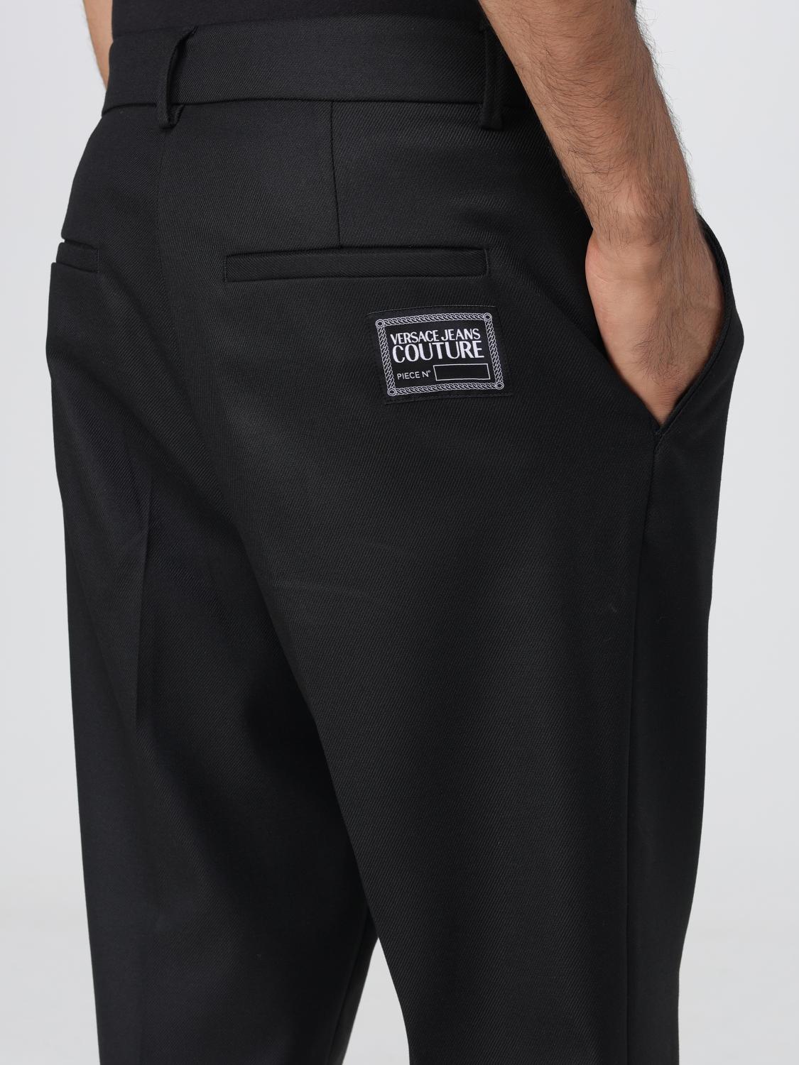 VERSACE JEANS COUTURE PANTALONI: Pantalone uomo Versace Jeans Couture, Nero - Img 3