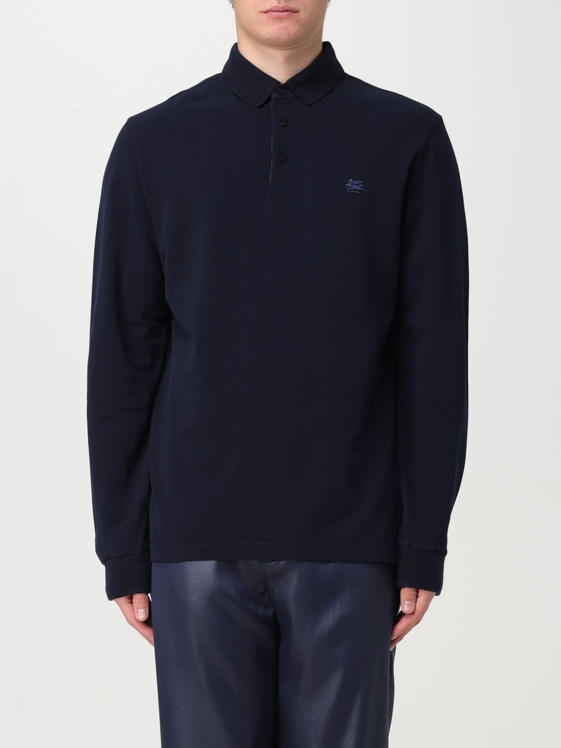ETRO POLO: Polo hombre Etro, Azul Marino - Img 1