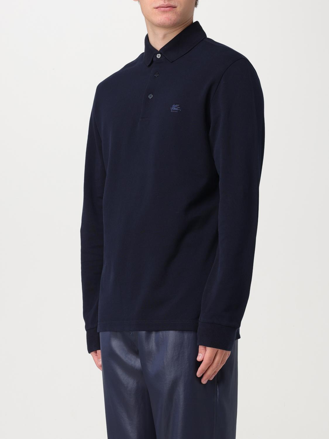ETRO POLO: Polo hombre Etro, Azul Marino - Img 4