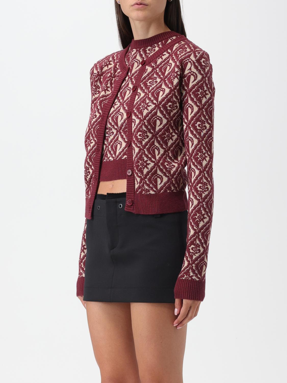 Marine Serre Sweater woman - Brown | WCA005 | GIGLIO.COM