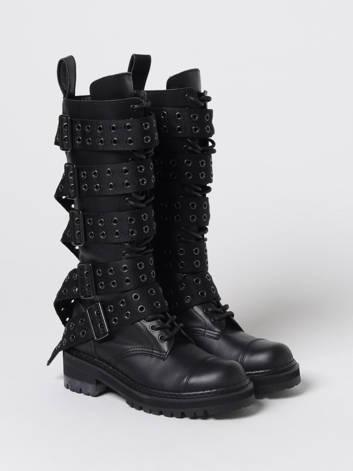 Junya Watanabe ブーツ レディース - ブラック | JLK104001 | GIGLIO.COM