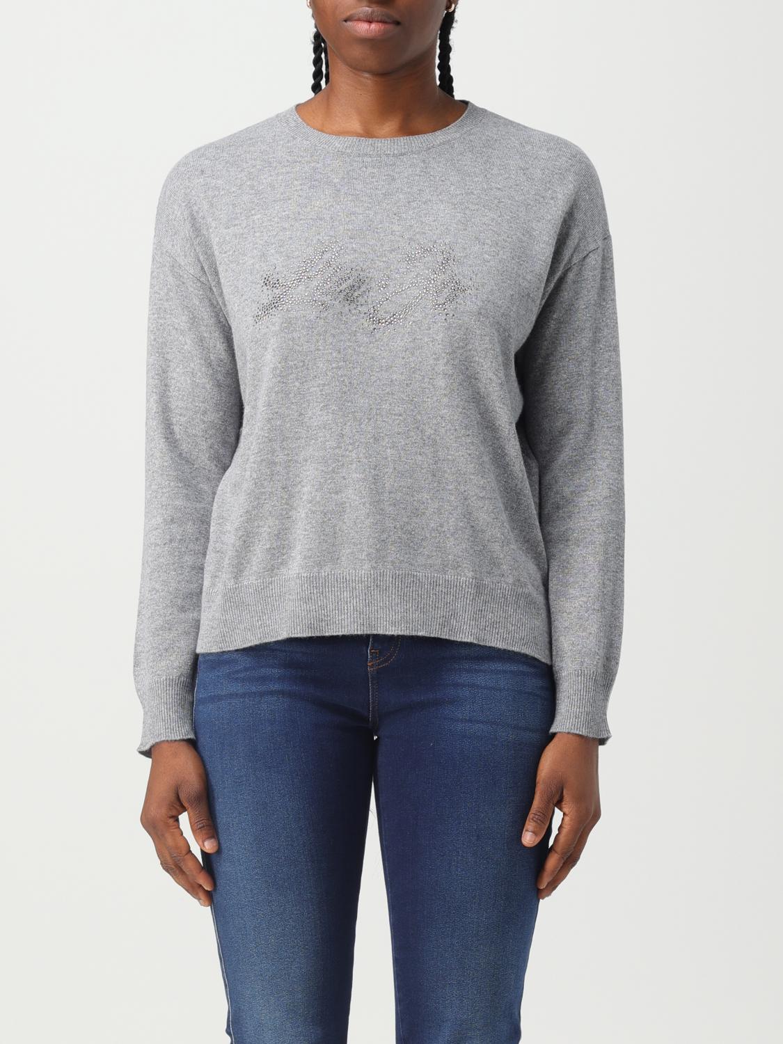 LIU JO JERSEY: Jersey mujer Liu Jo, Gris - Img 1