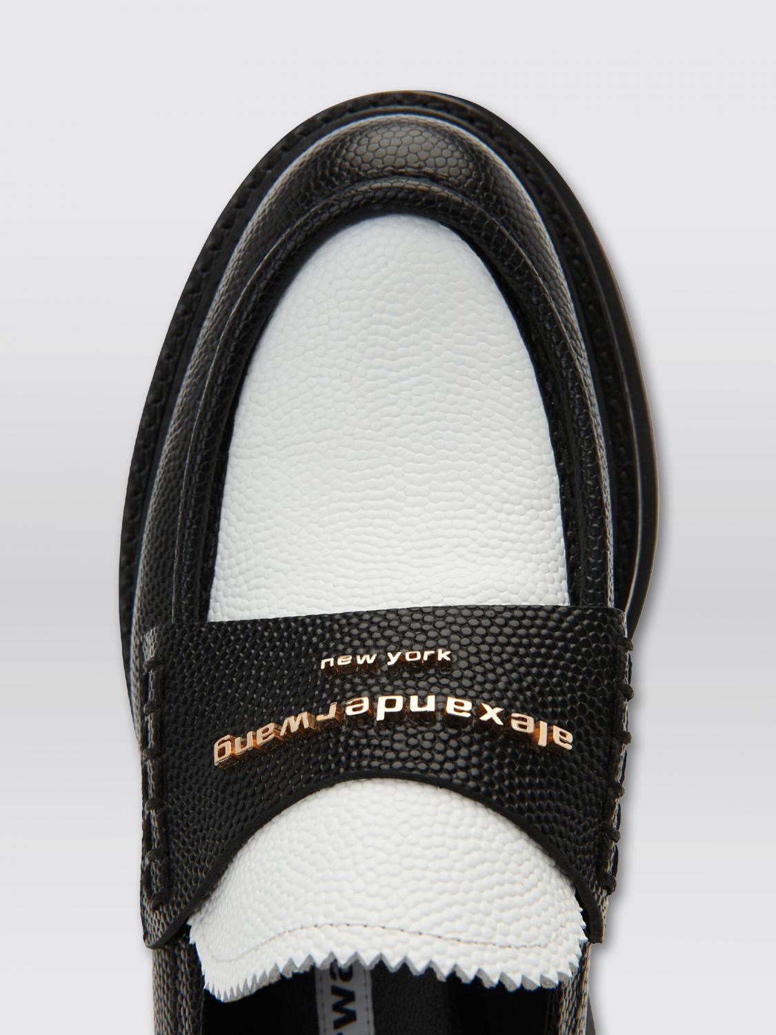 【23AW NEW】Alexander Wang / carter ミッドヒール ローファー CARTER MID-HEEL LUG LOAFER IN LEATHER in BLACK | alexanderwang®