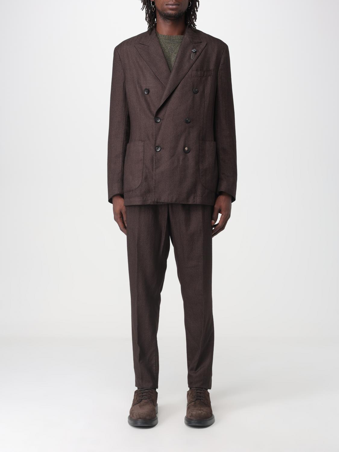LARDINI: Abito uomo Marrone Abito Lardini IT817AVR6120745