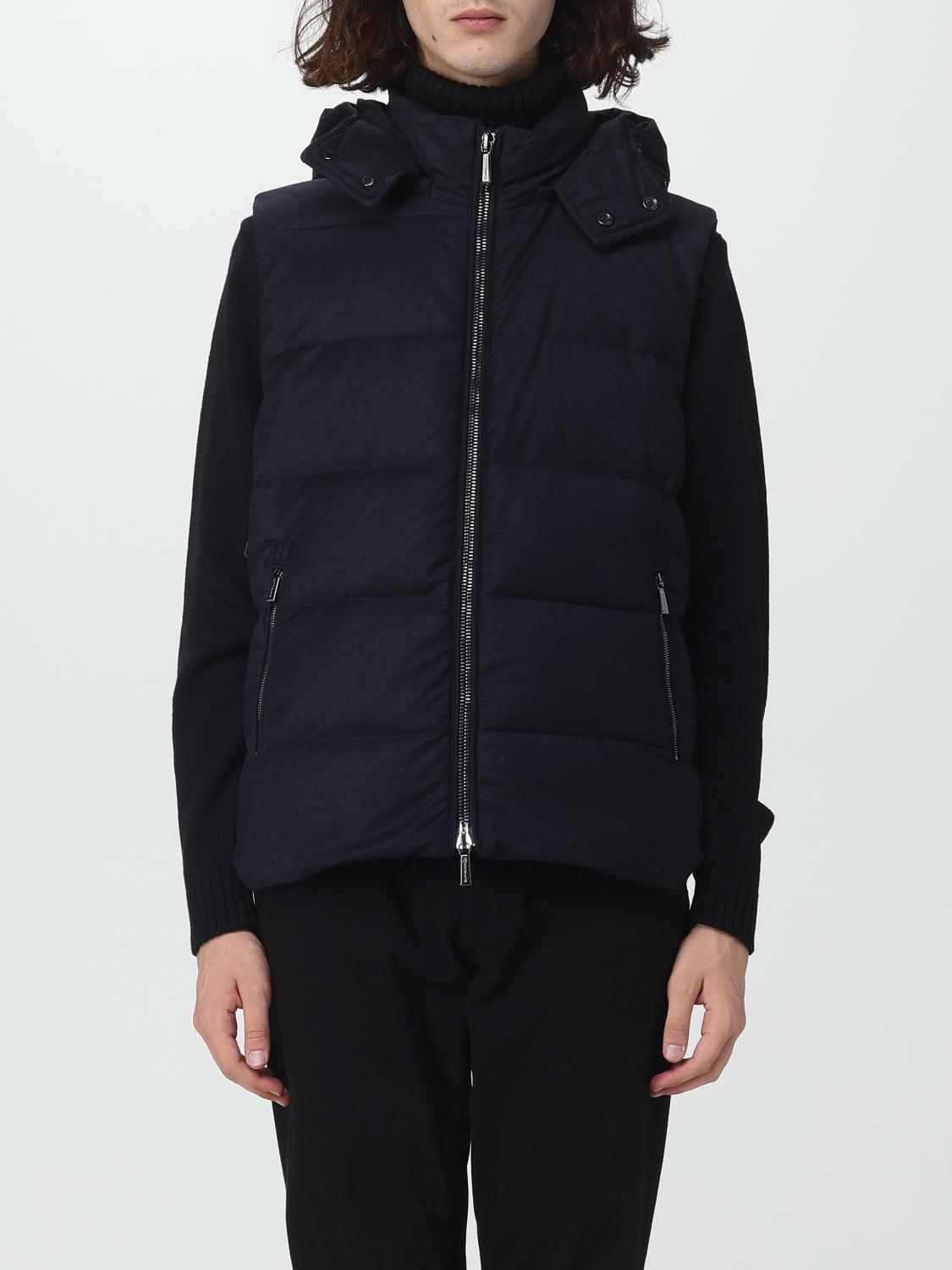 MOORER SUIT VEST: Coat men Moorer, Blue - Img 1