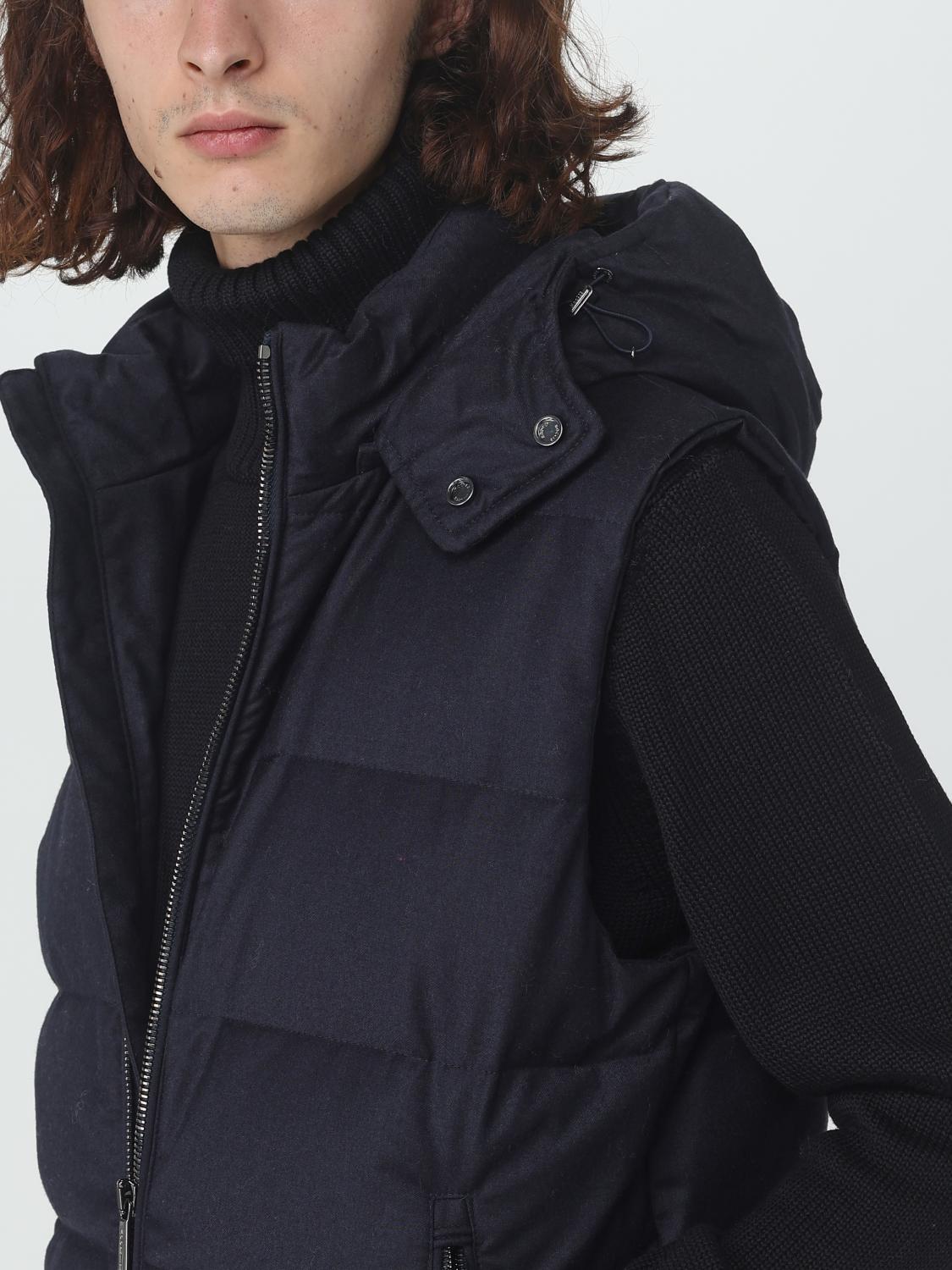 MOORER SUIT VEST: Coat men Moorer, Blue - Img 4