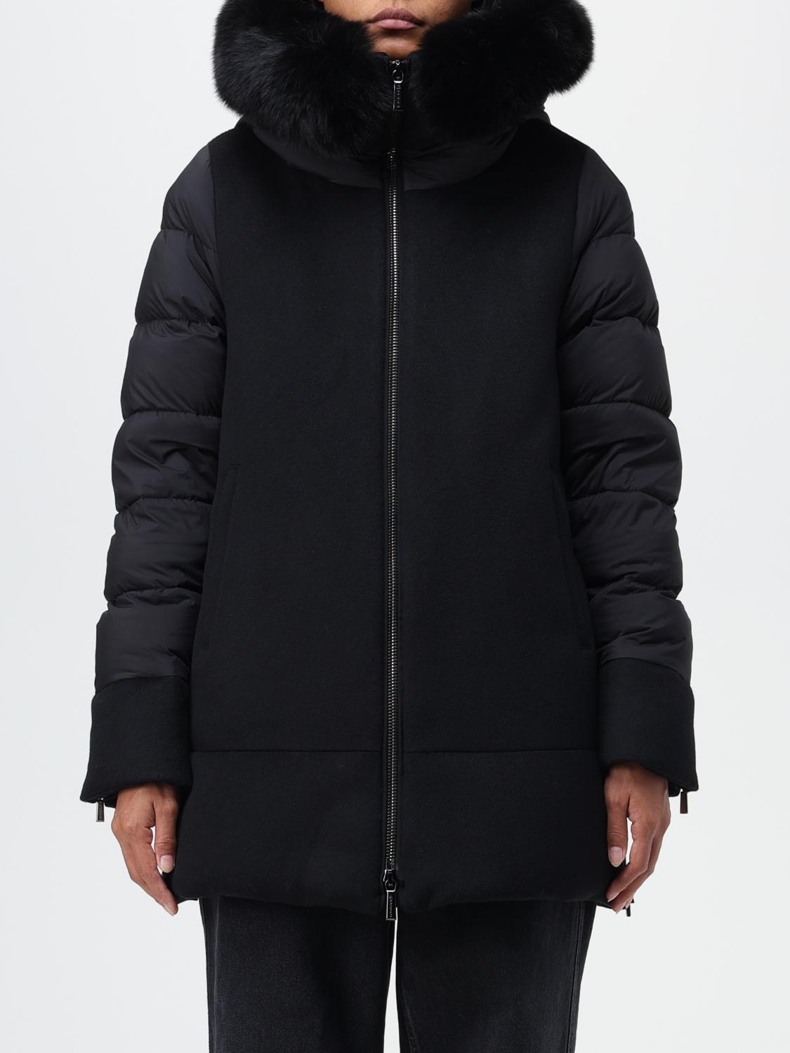 ジャケット MOORER Woman Jacket Black FRESIALE NERO Moorer Outlet: Jacket woman - Black | Moorer jacket FRESIALE