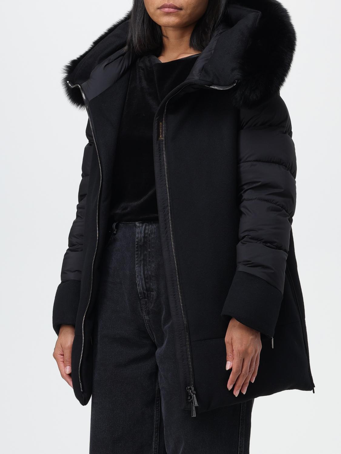 ジャケット MOORER Woman Jacket Black FRESIALE NERO Moorer Outlet: Jacket woman - Black | Moorer jacket FRESIALE