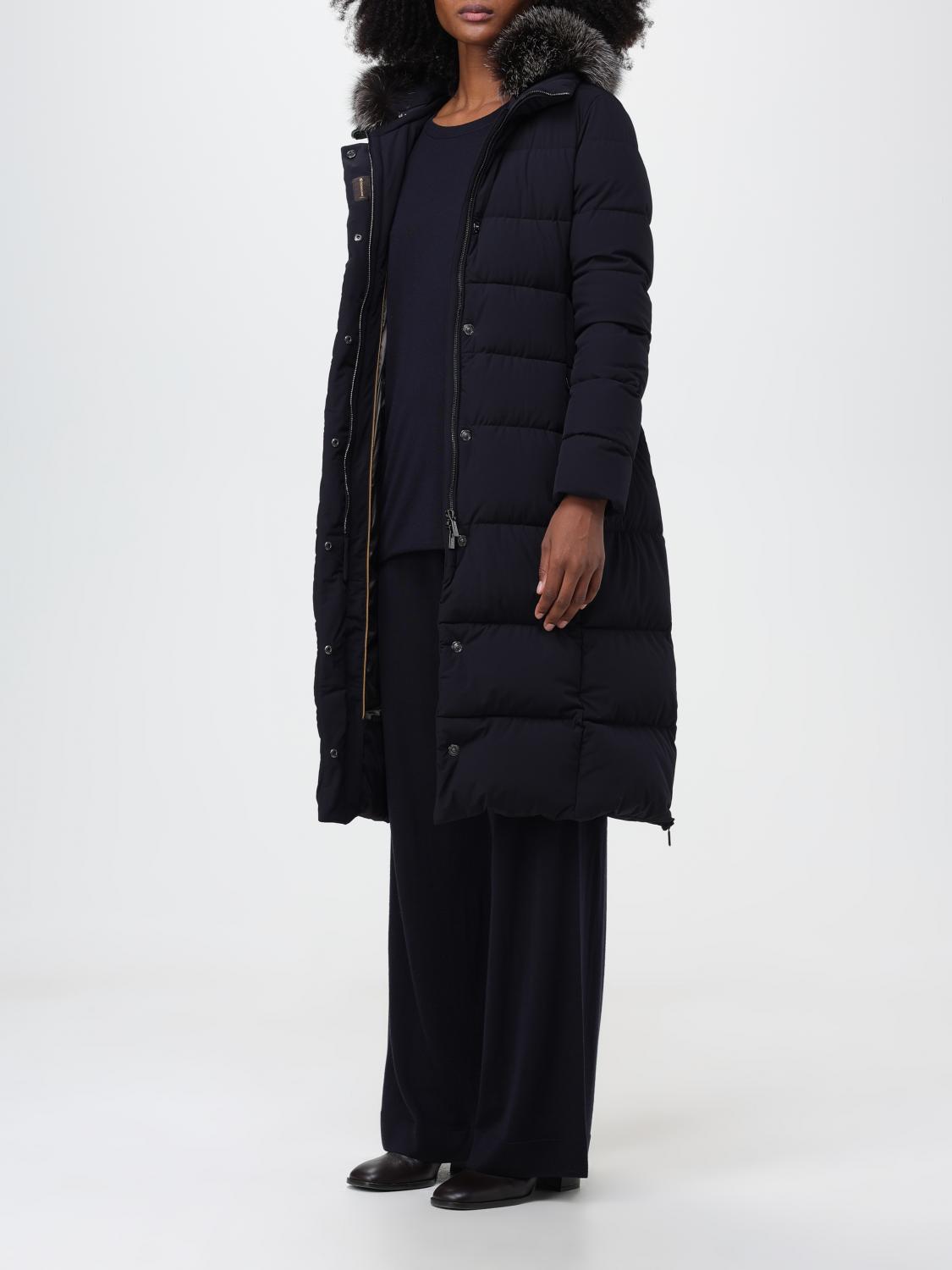 ジャケット MOORER Woman Jacket Blue ZAGARAKN DARK BLUE Moorer Outlet: Jacket woman - Blue | Moorer jacket ZAGARAKN