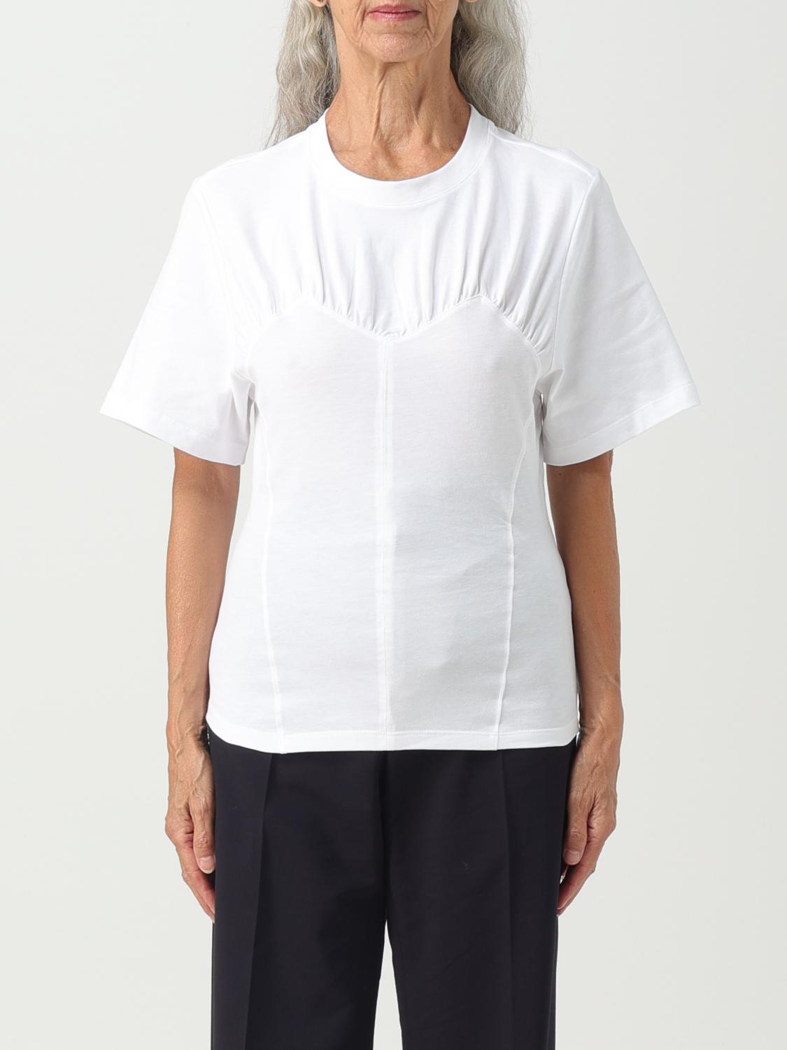 Tシャツ・カットソー Isabel Marant T-Shirt Zazie ISABEL MARANT Zazie Corset T-Shirt in BLACK | endource