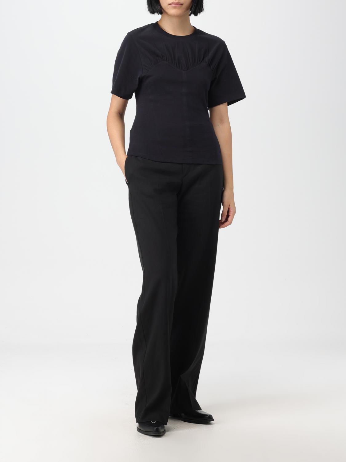 Tシャツ・カットソー ISABEL MARANT 'Zazie' T-shirt Black 23PTS0040FAA1N41I Isabel Marant Outlet: Zazie T-shirt in organic cotton