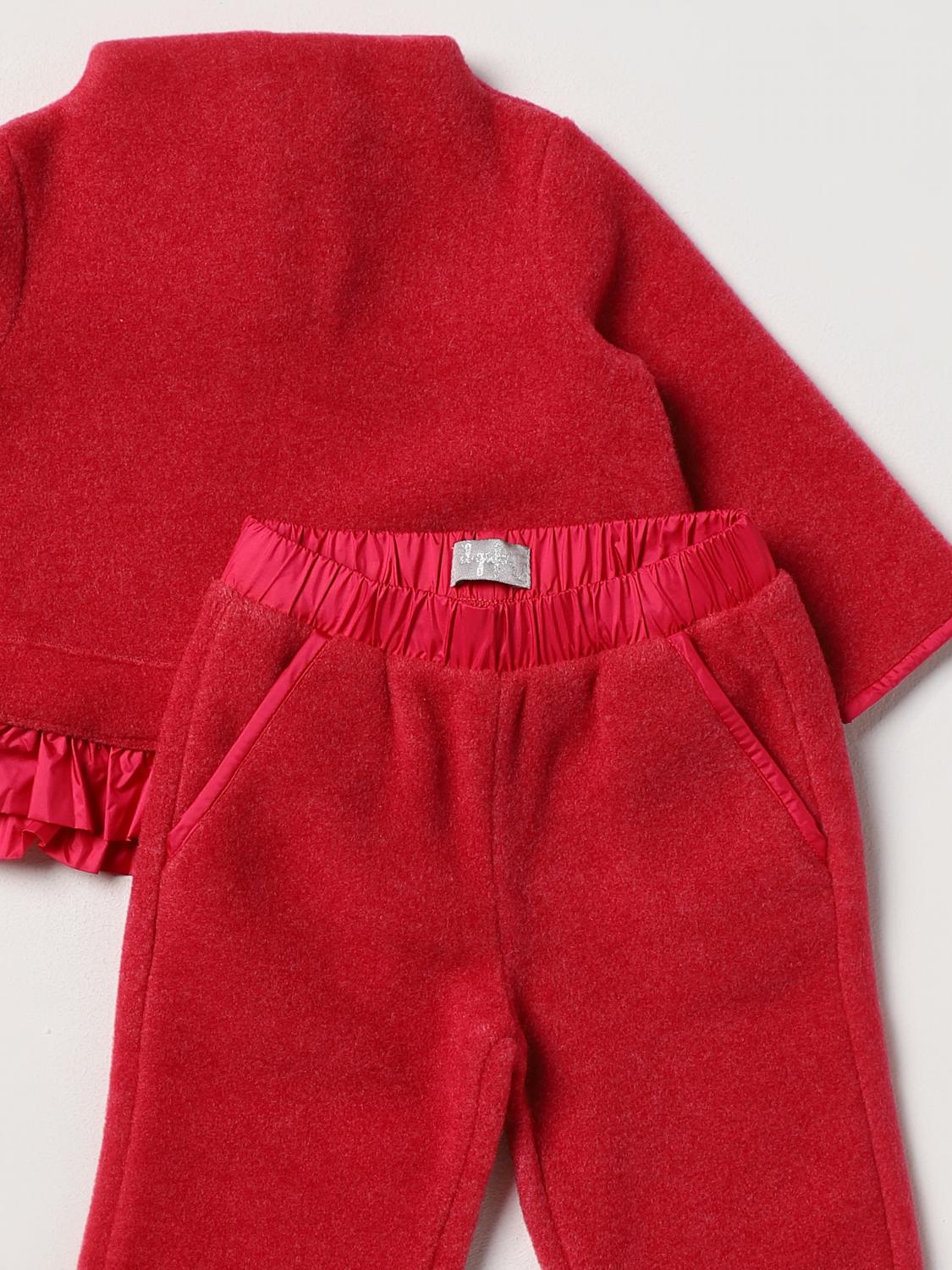 IL GUFO ENSEMBLE: Ensemble enfant Il Gufo, Rouge - Img 3