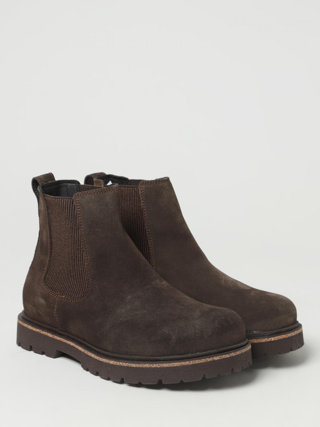 BIRKENSTOCK STIVALETTI: Stivaletto Highwood Birkenstock in pelle scamosciata, Marrone - Img 2