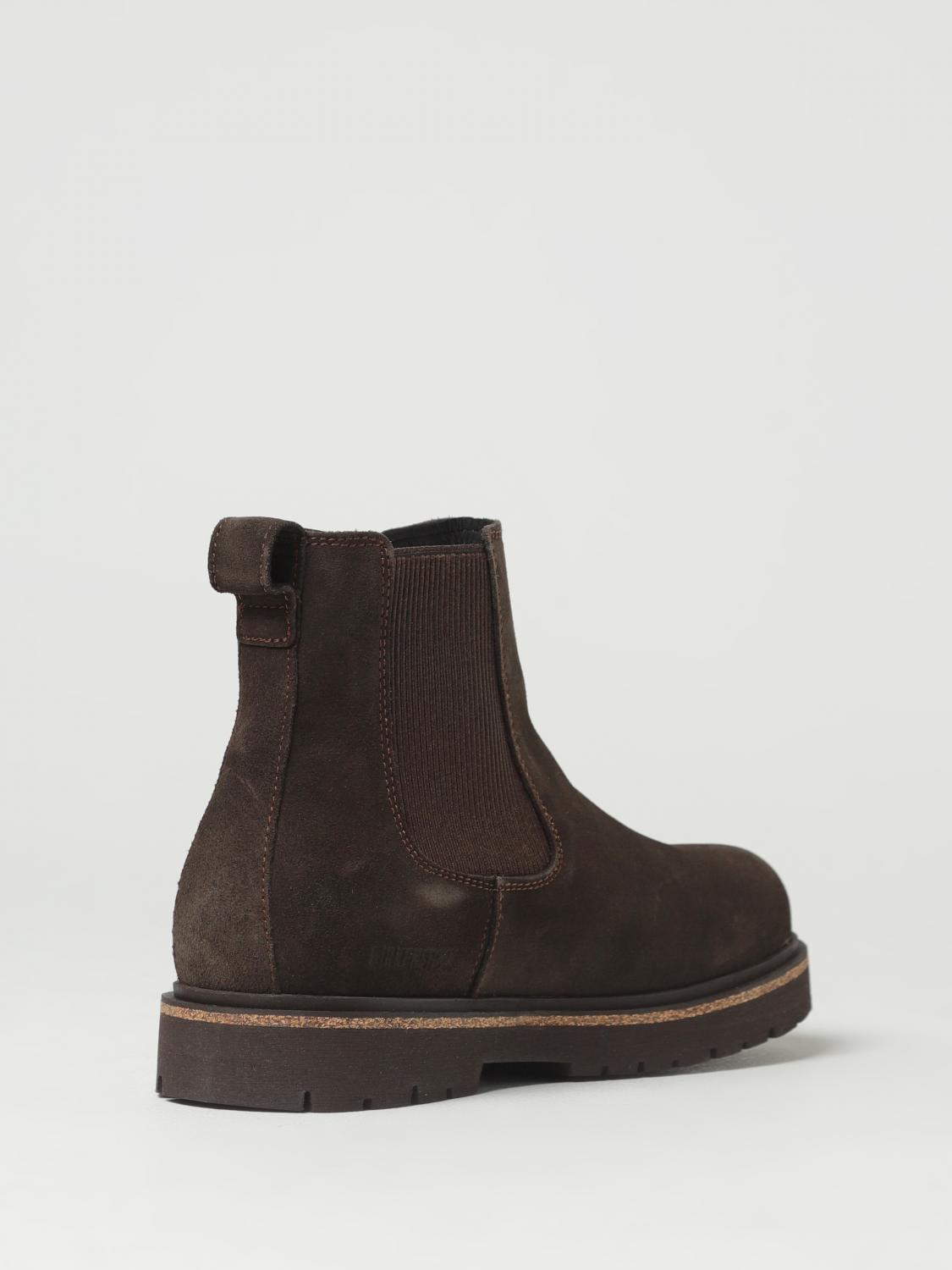BIRKENSTOCK STIVALETTI: Stivaletto Highwood Birkenstock in pelle scamosciata, Marrone - Img 3