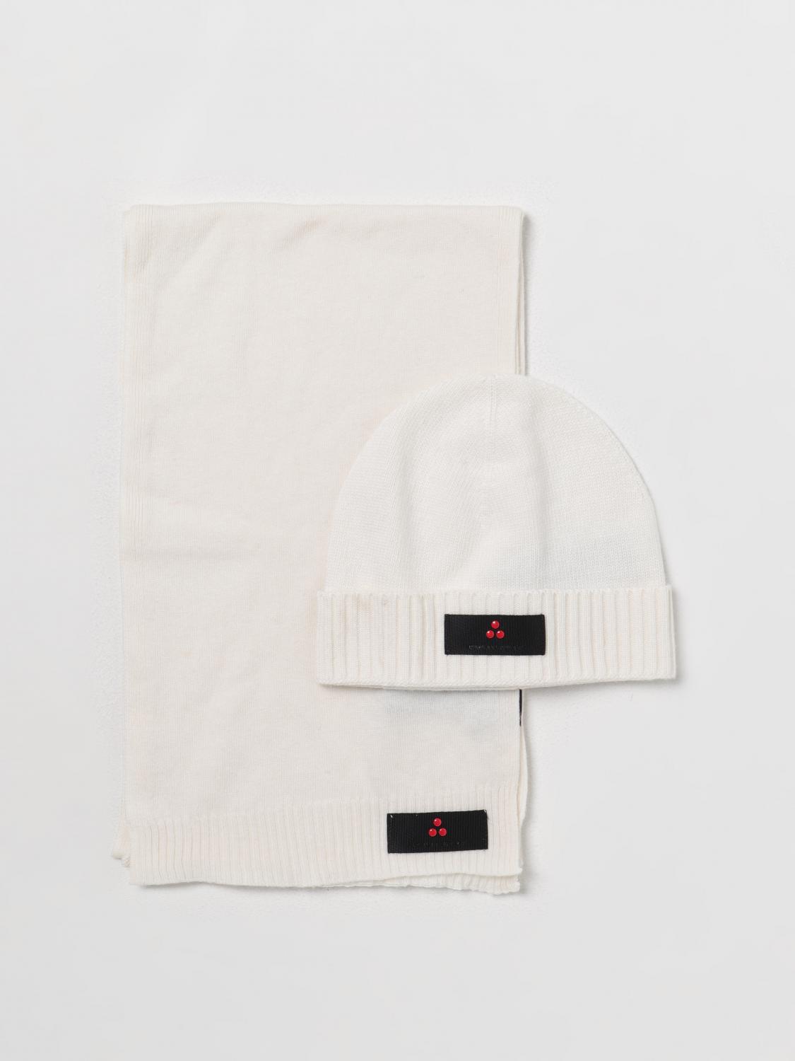 PEUTEREY CAPPELLO: Set 2 pezzi Peuterey in misto viscosa, Bianco - Img 1