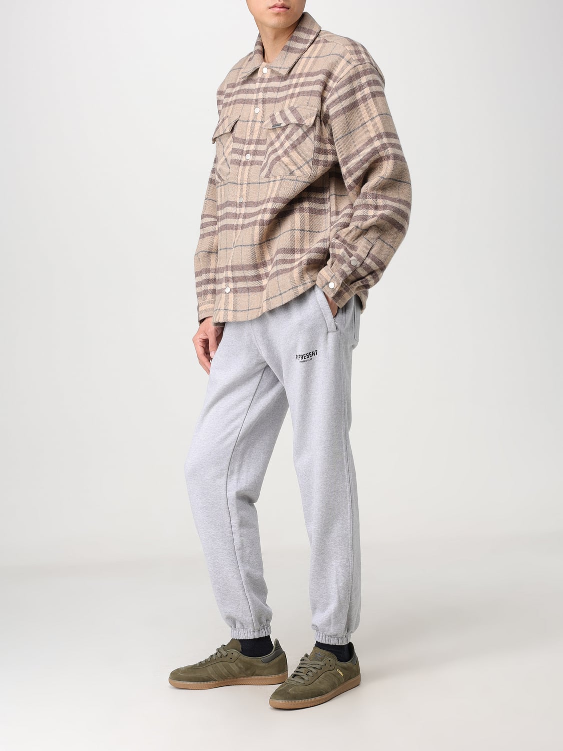 REPRESENT CHEMISE: Chemise homme Represent, Gris - Img 2